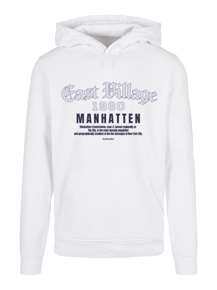 F4NT4STIC Sweatshirt 'Manhatten' Herren Größe 5XL hellgrau / schwarz / weiß