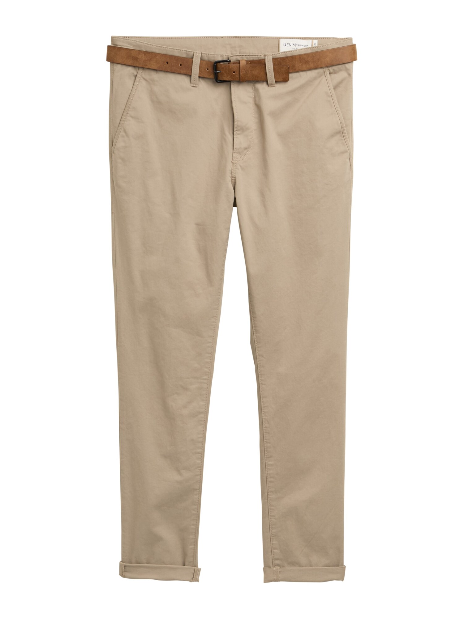 TOM TAILOR DENIM Pantaloni eleganți nisipiu