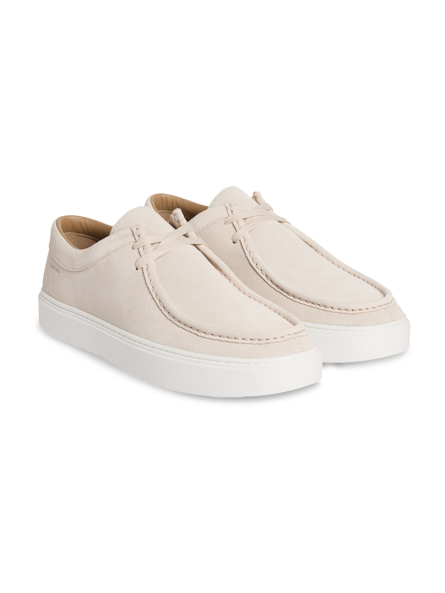 Calvin Klein Pantofi cu șireturi  ecru