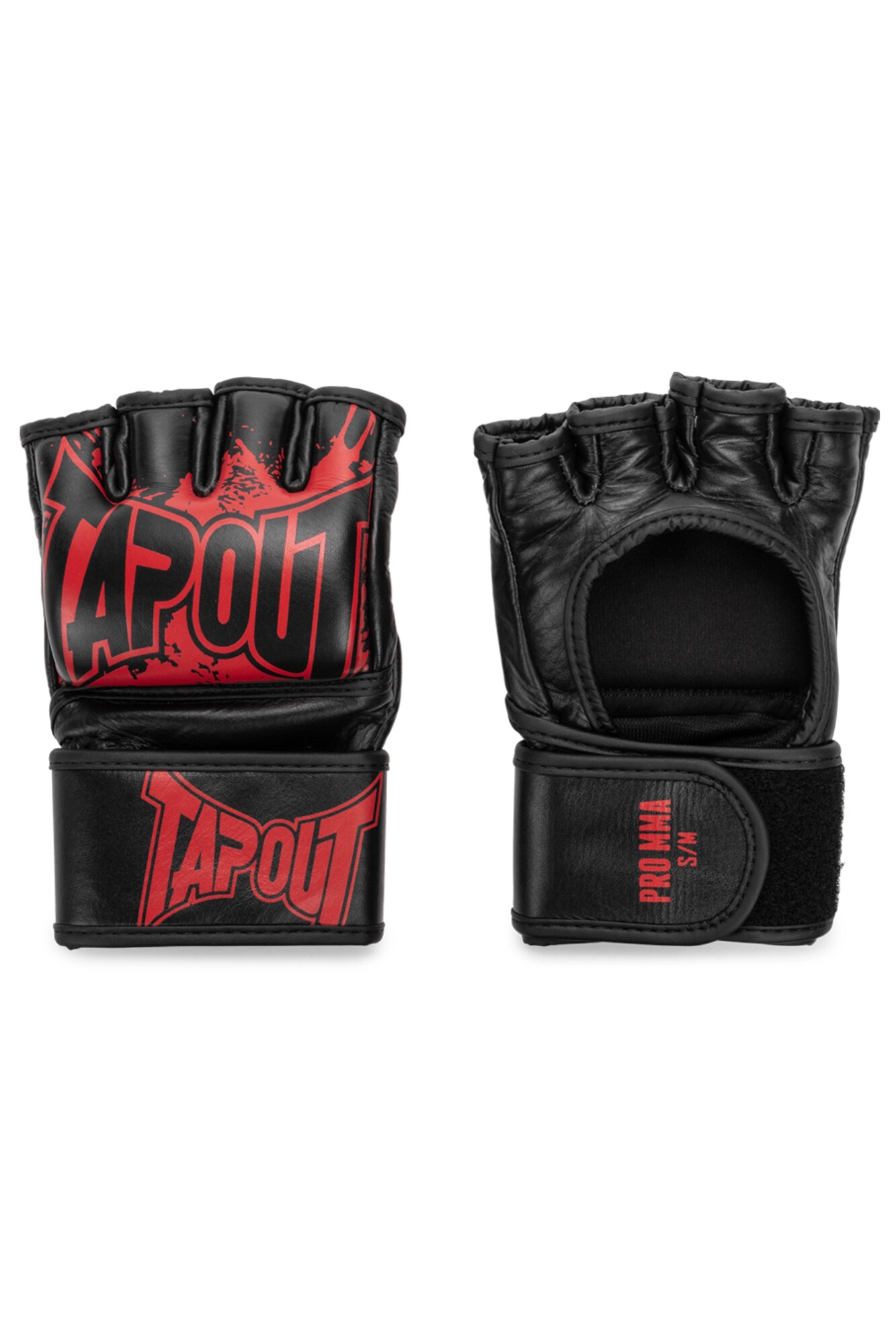 Tapout Sportkesztyűk 'MMA Pro Fight'  piros / fekete akciós termékkép 1