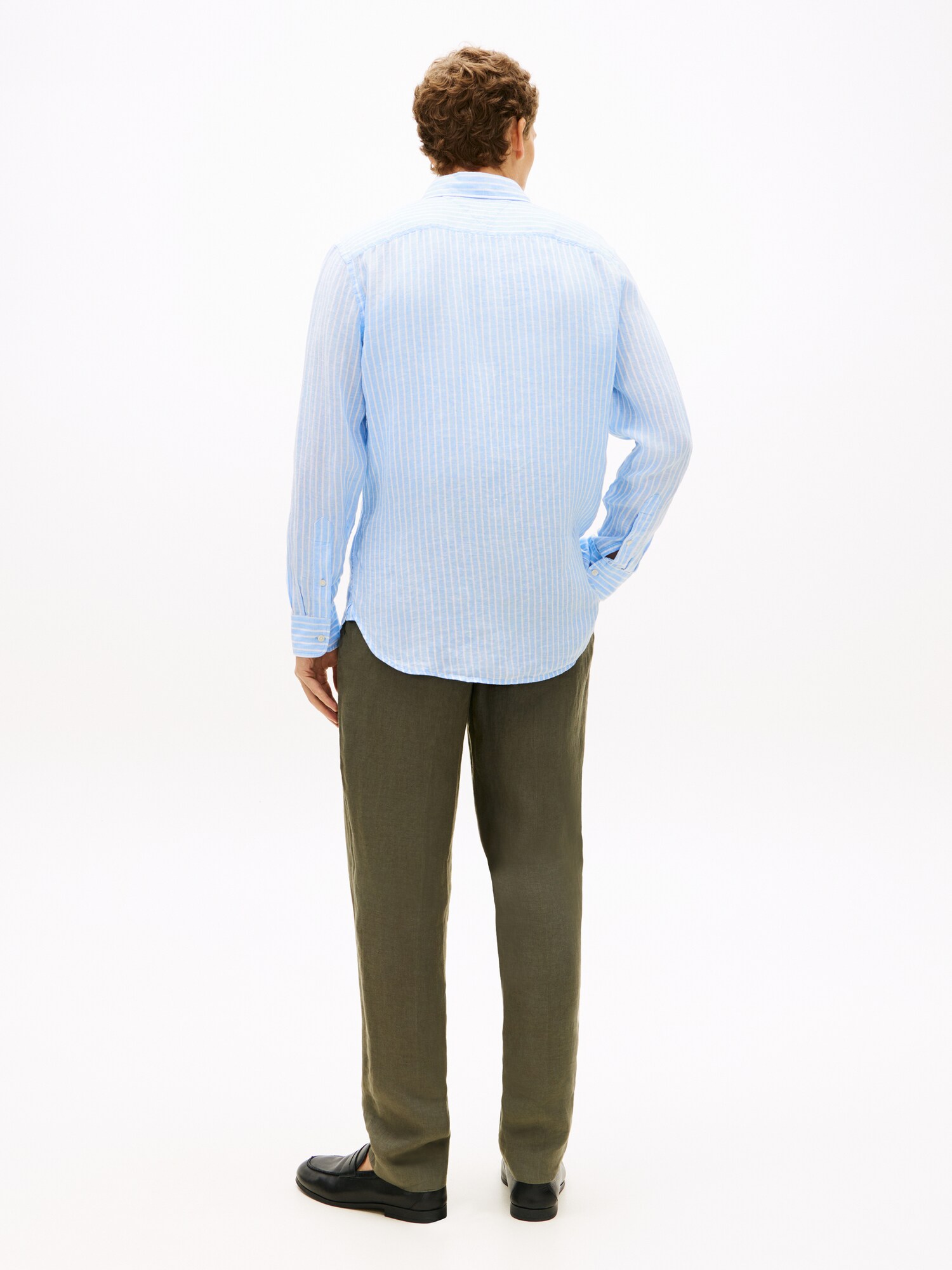 Tommy Hilfiger Camisa De Manga Larga Mw0mw42400 Linen – imagen 2