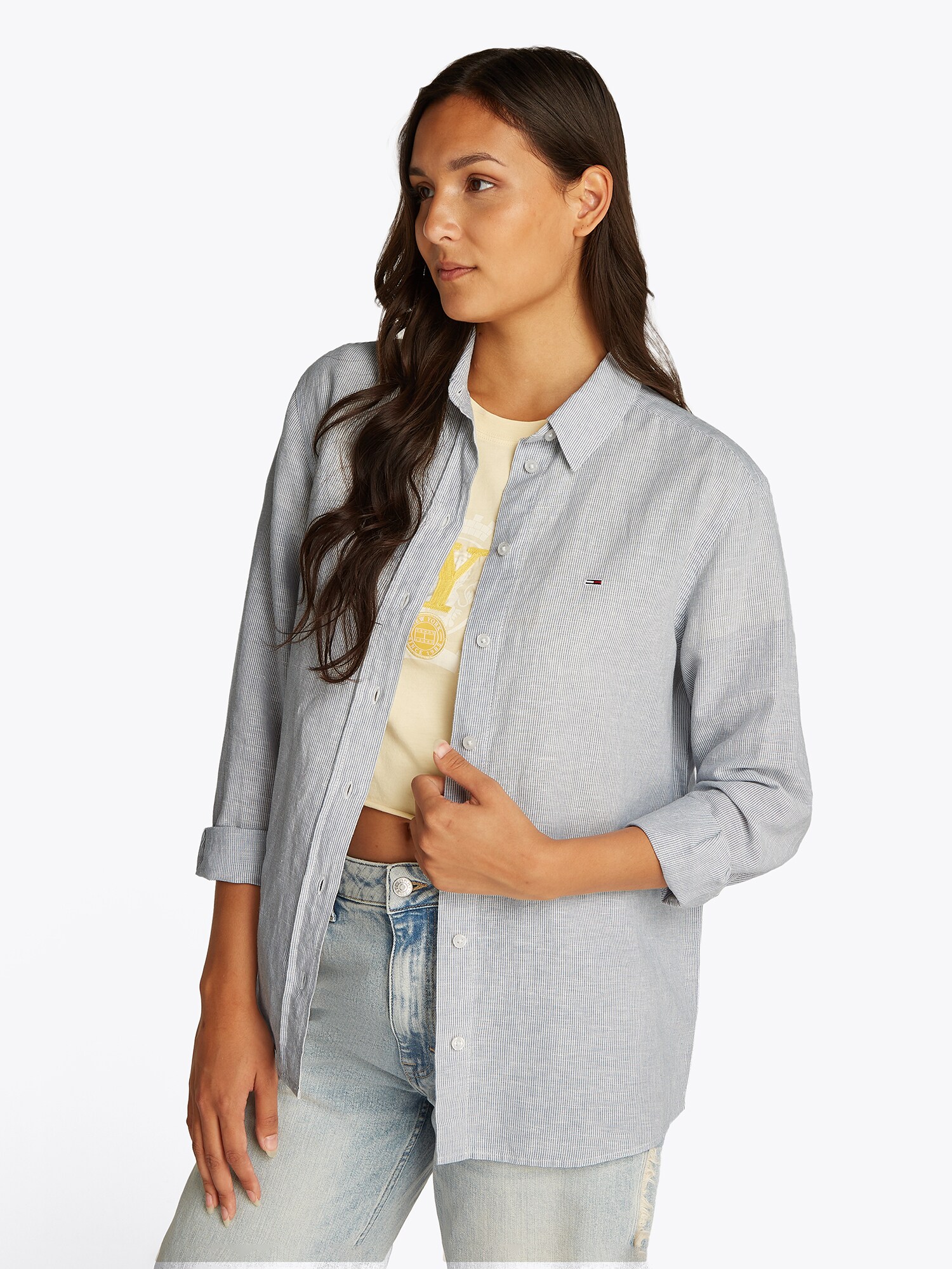 Tommy Jeans Blúz  opál / fehér termék 2. képe