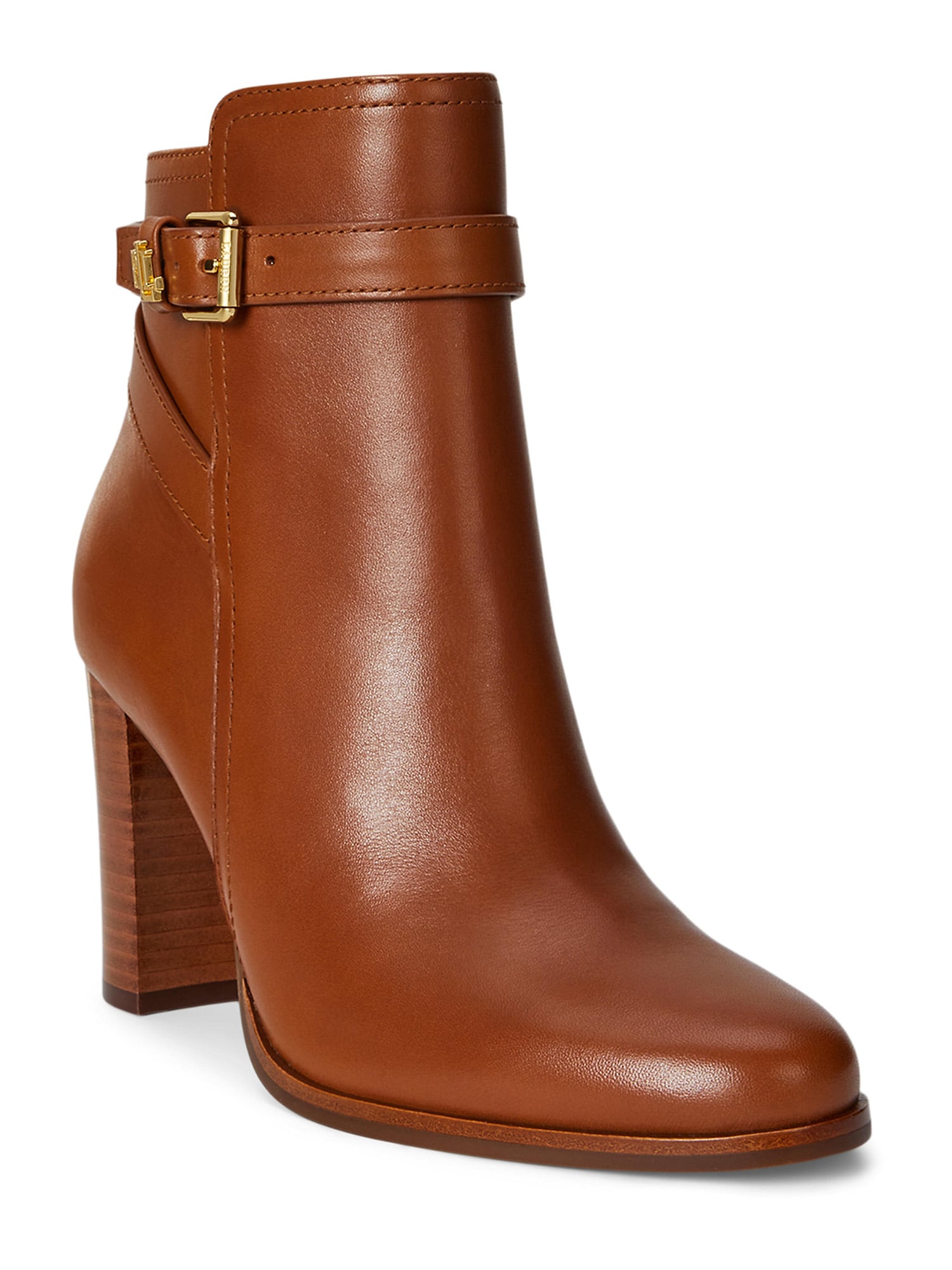 Lauren Ralph Lauren Botine Brooke II maro deschis