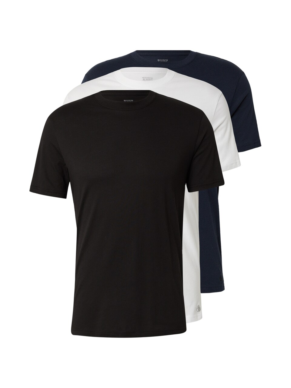 T-shirt marinblå / svart