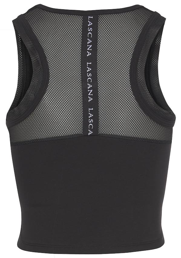 LASCANA ACTIVE, Sport top, fekete, 3 kép a 6 közül