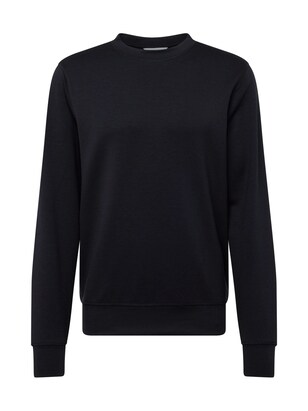 casual friday Sweatshirt ‘Sebastian’ Zwart