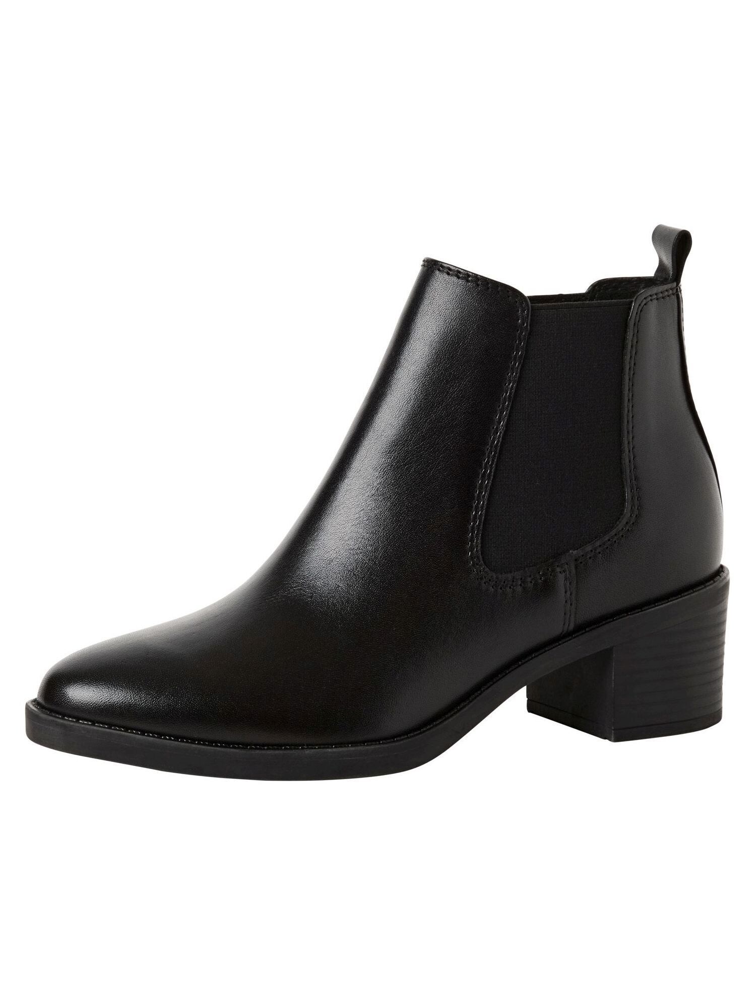 Marco Tozzi Chelsea Boots Zwart