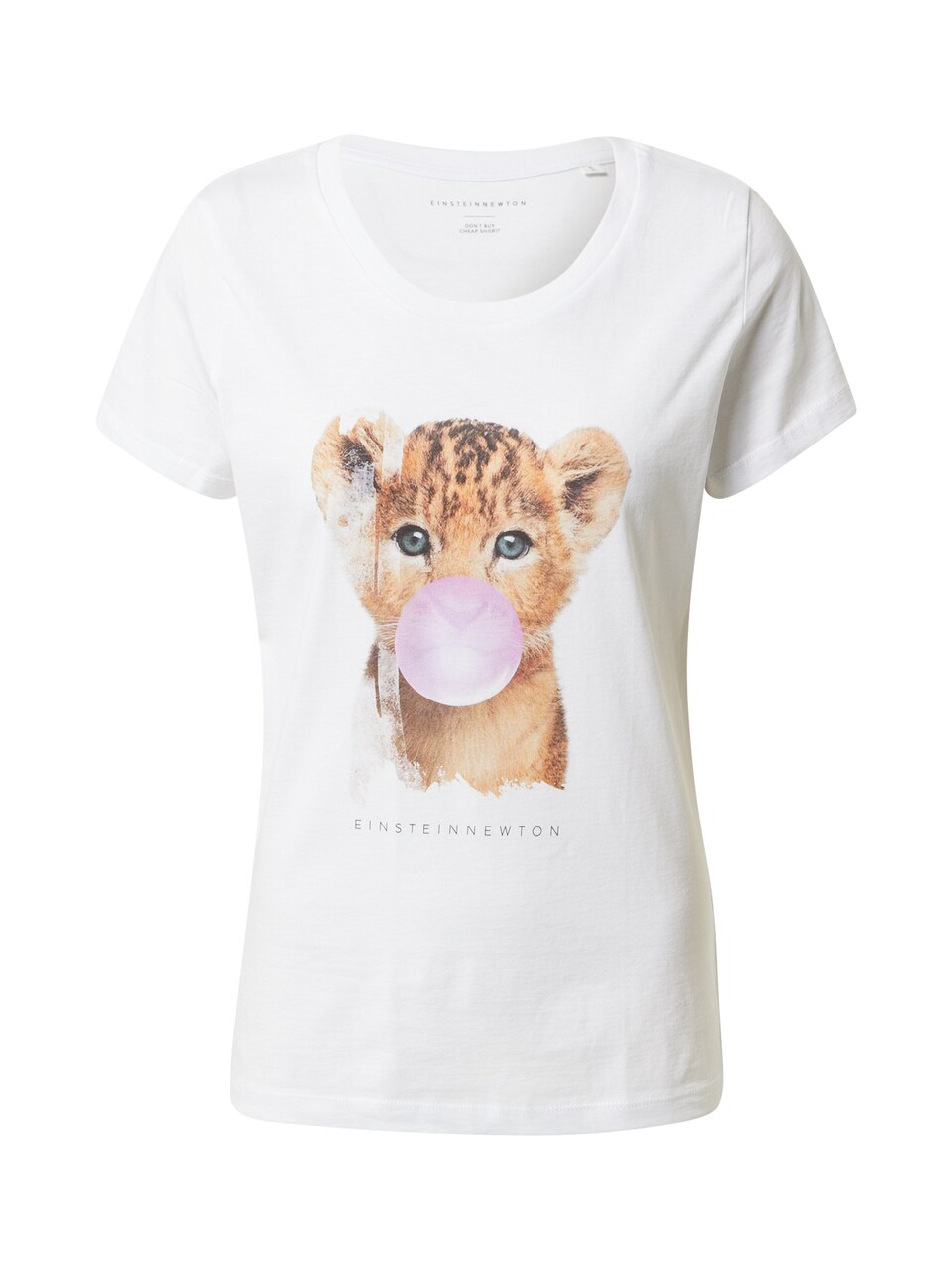 T-shirt brun / rosa / svart