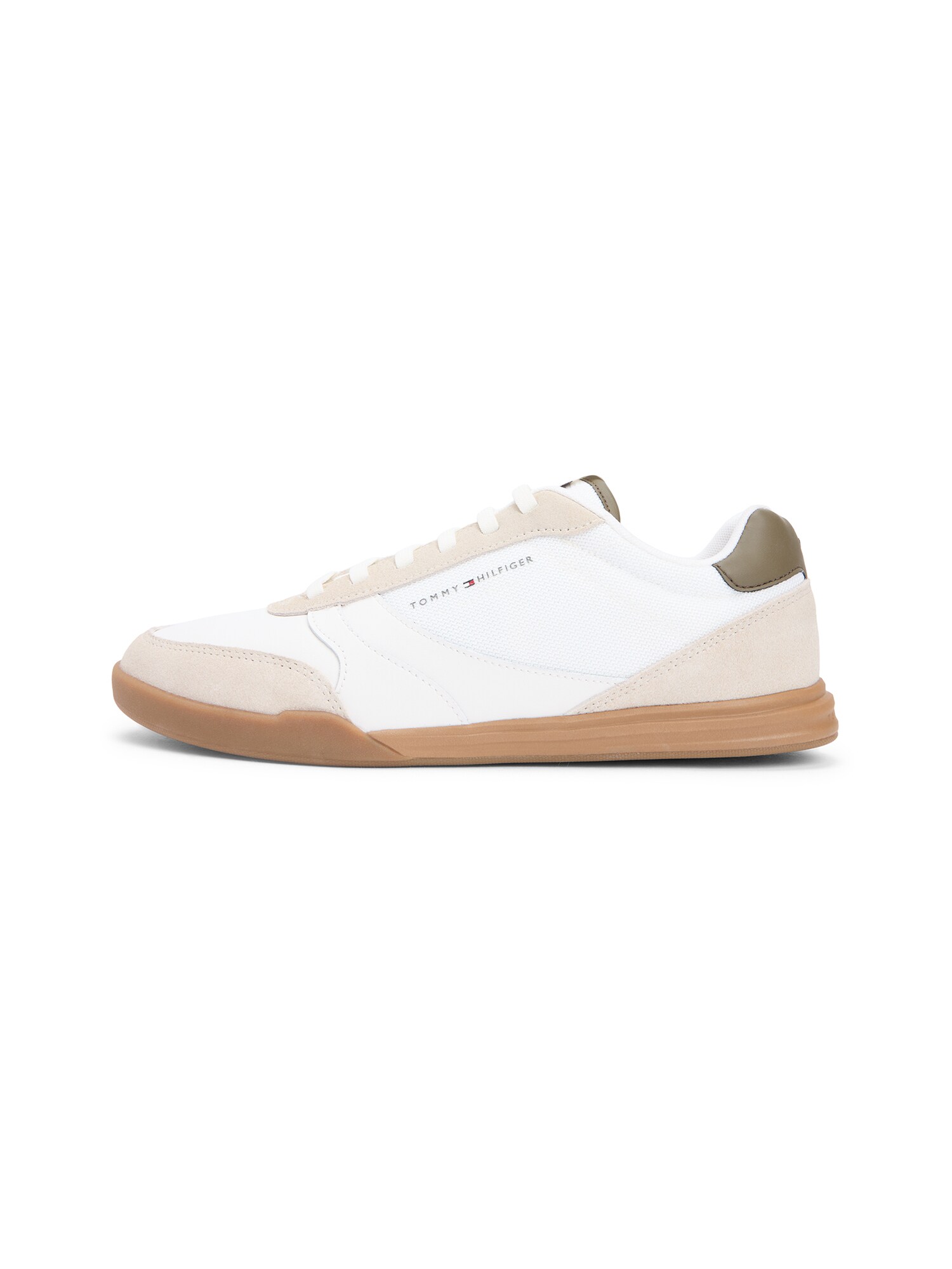 TOMMY HILFIGER Sneaker low 'Lopro'  bej / oliv / alb