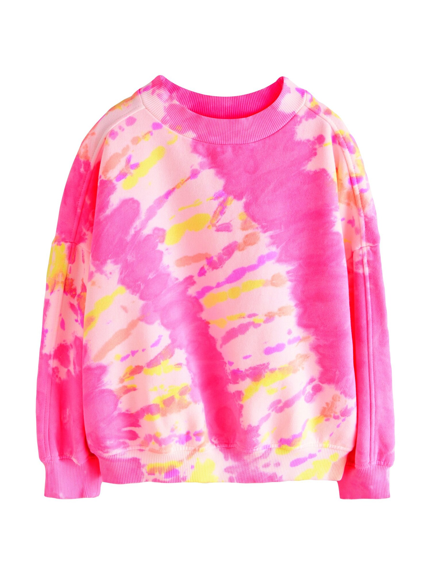 Next Sweater majica  žuta / roza / rosé / svijetloroza