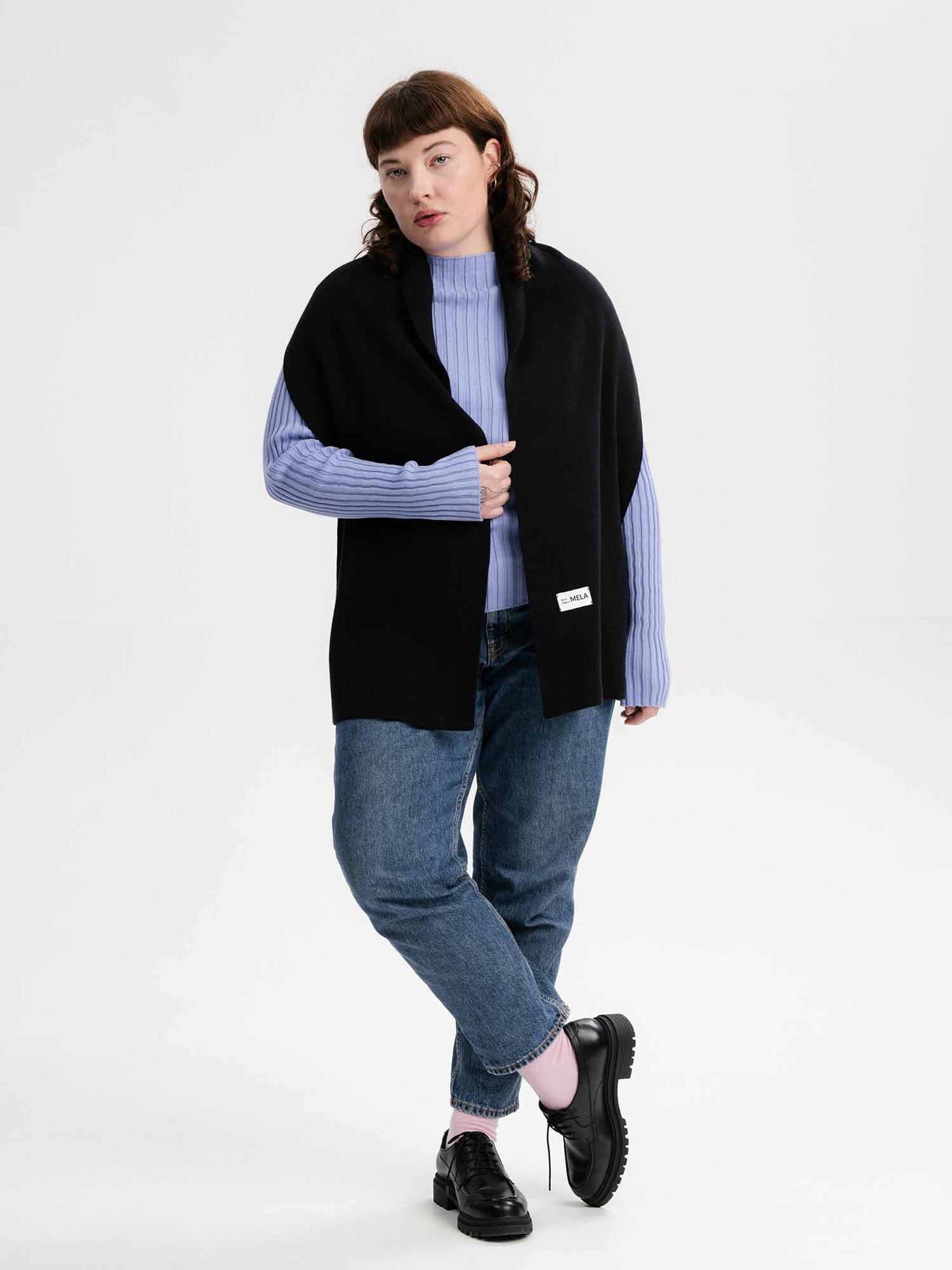 MELA Fular Asmee  negru