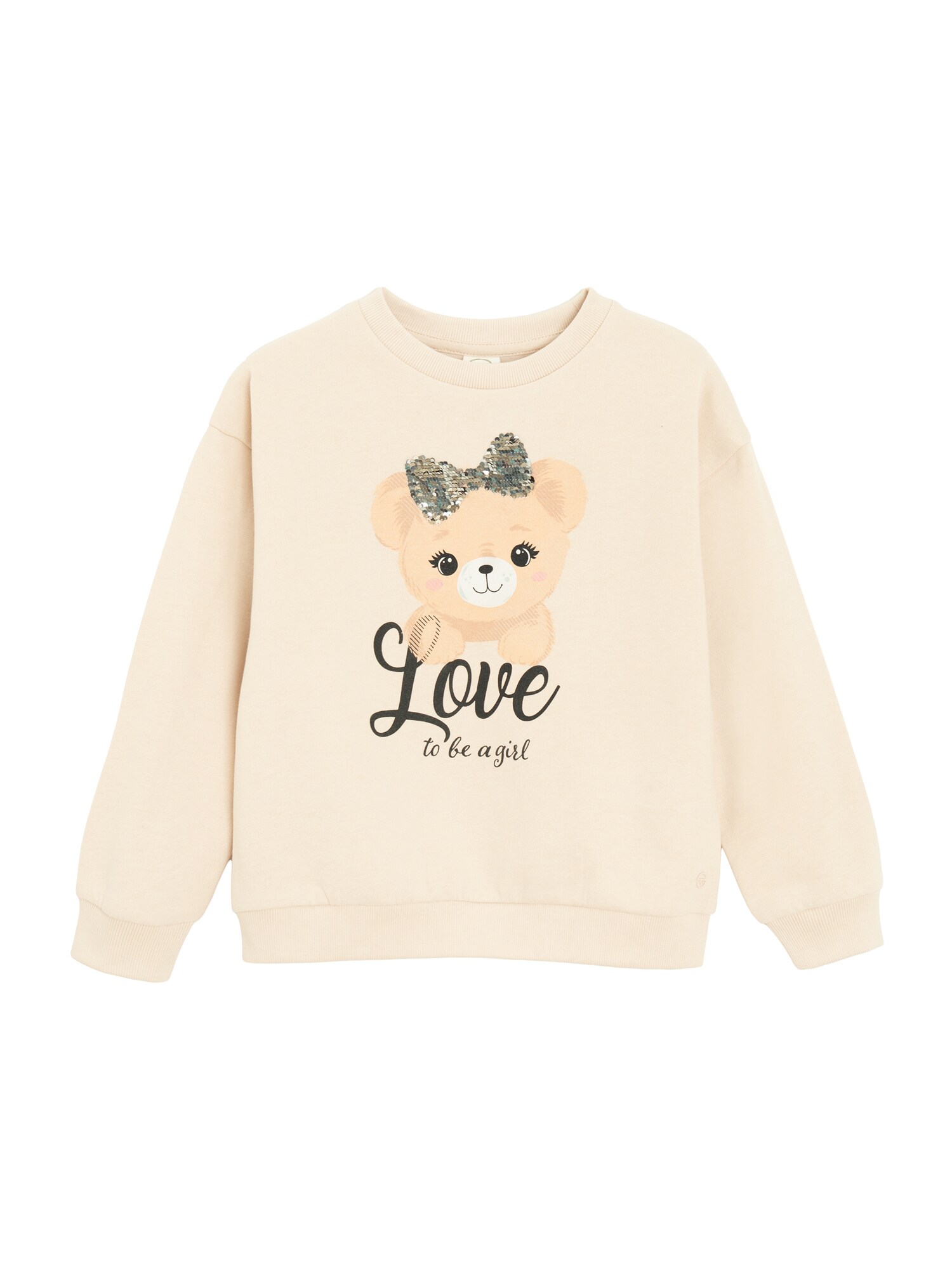 Cool Club Hanorac  bej / negru