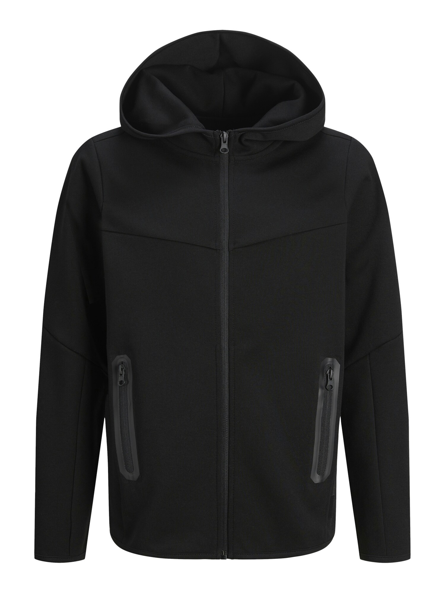 Jack & Jones Junior Tréning dzseki 'Fusion'  fekete akciós termékkép 1