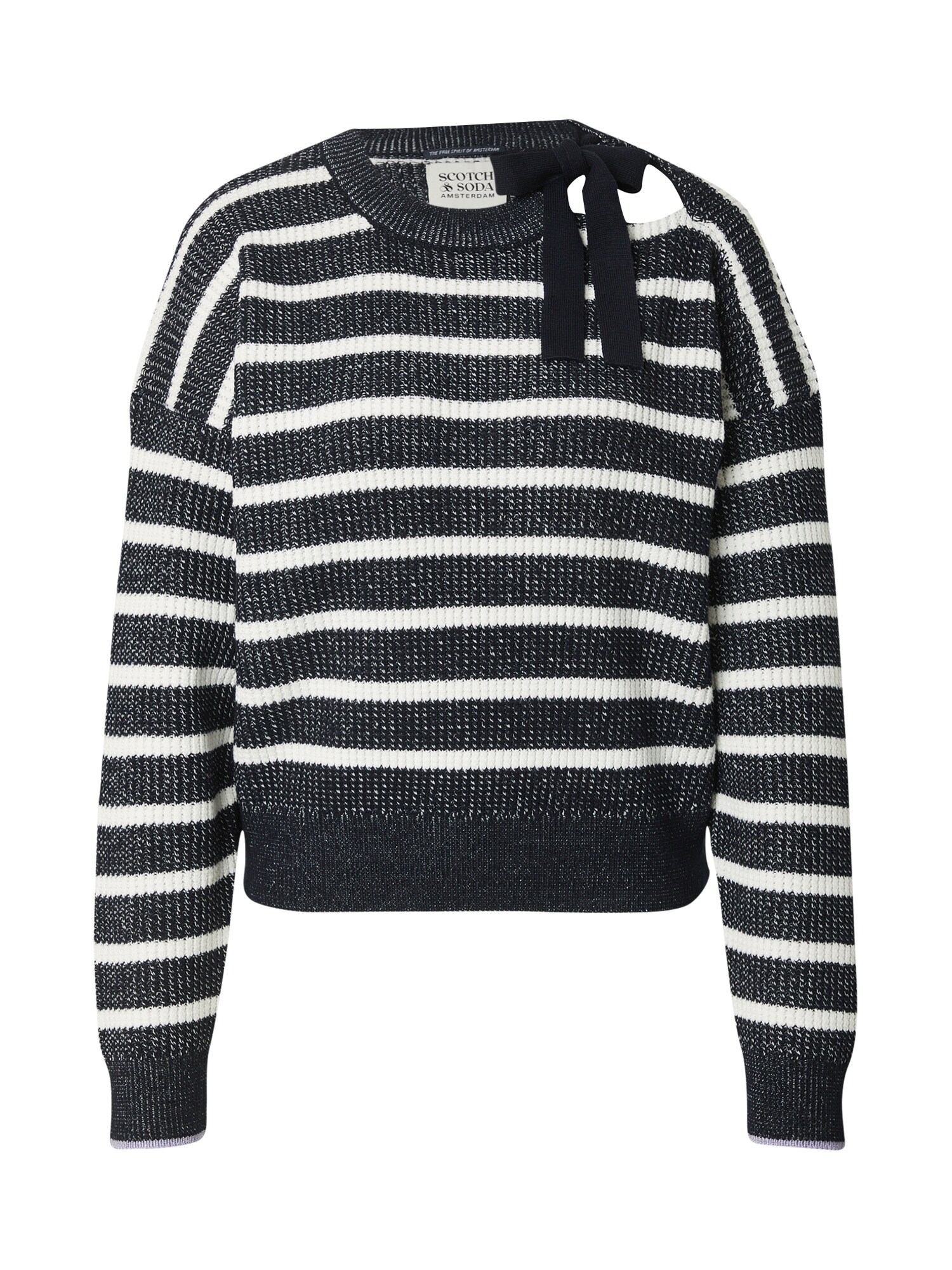 SCOTCH & SODA Pulover  mornarska / bela