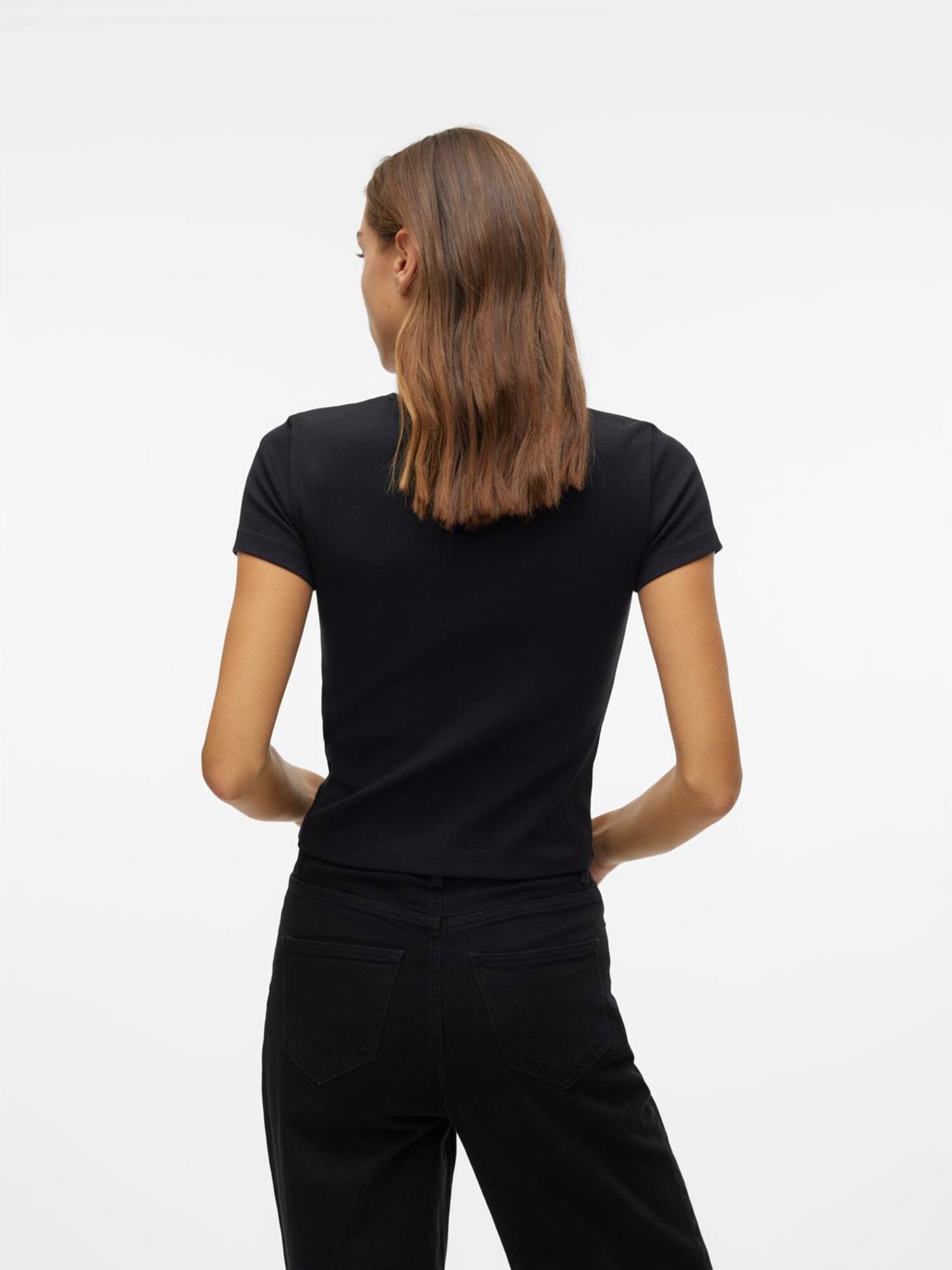 VERO MODA Póló 'Chloe'  fekete termék 2. képe