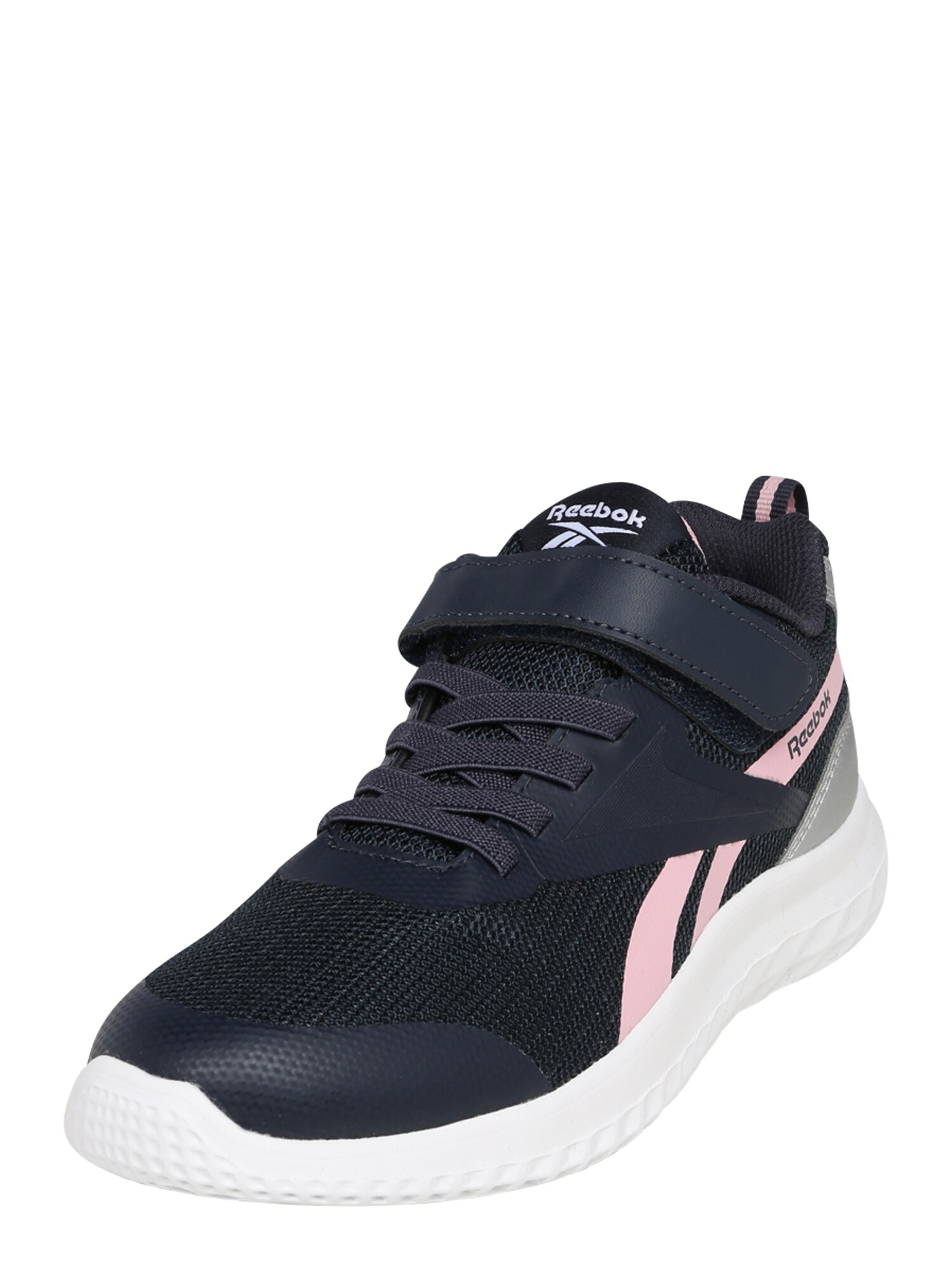 REEBOK Sportiniai batai 'RUSH RUNNER'  nakties mėlyna / ryškiai rožinė spalva / sidabrinė