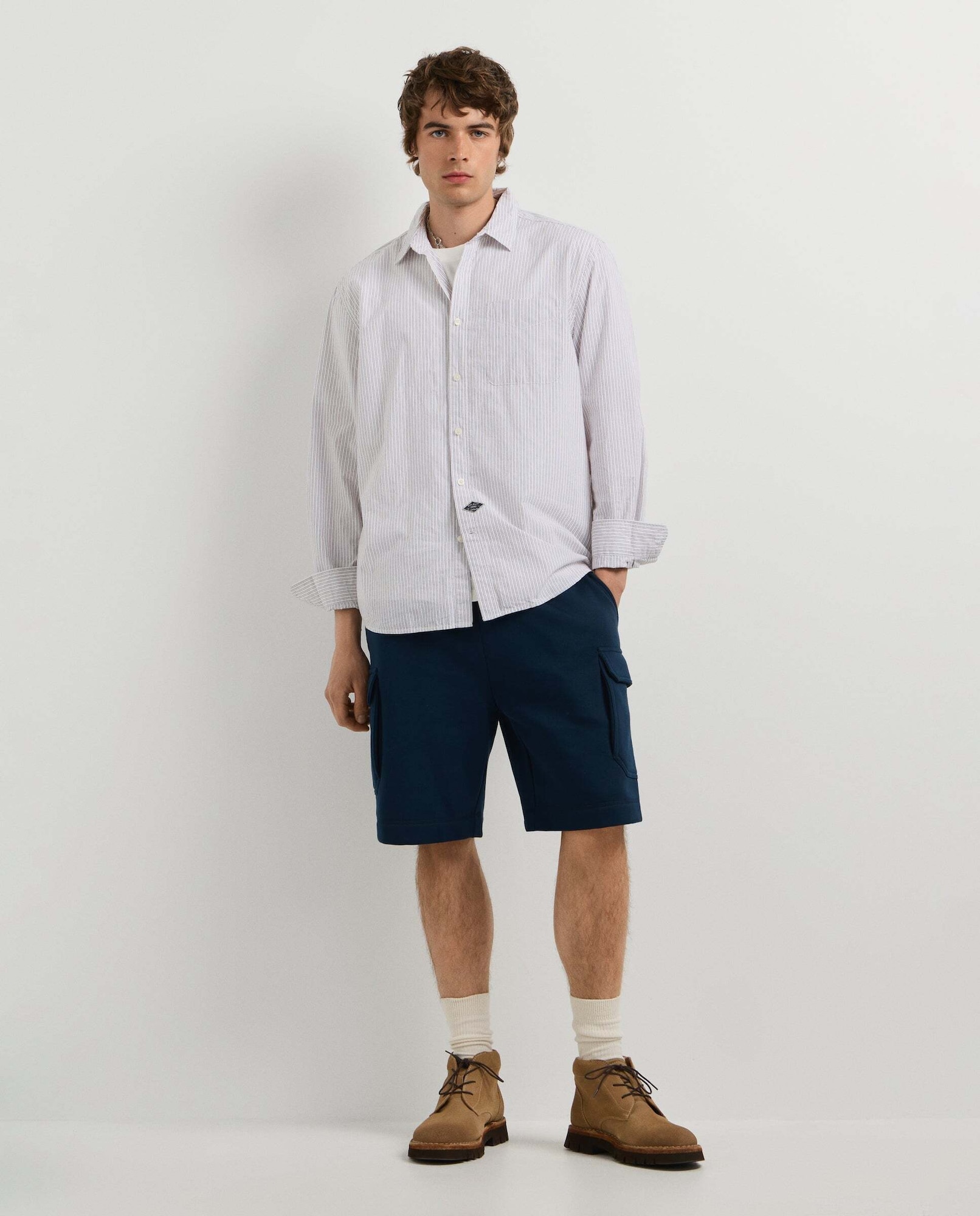 Pepe Jeans Camisa 'Ripoll'  azul claro / blanco – imagen 3