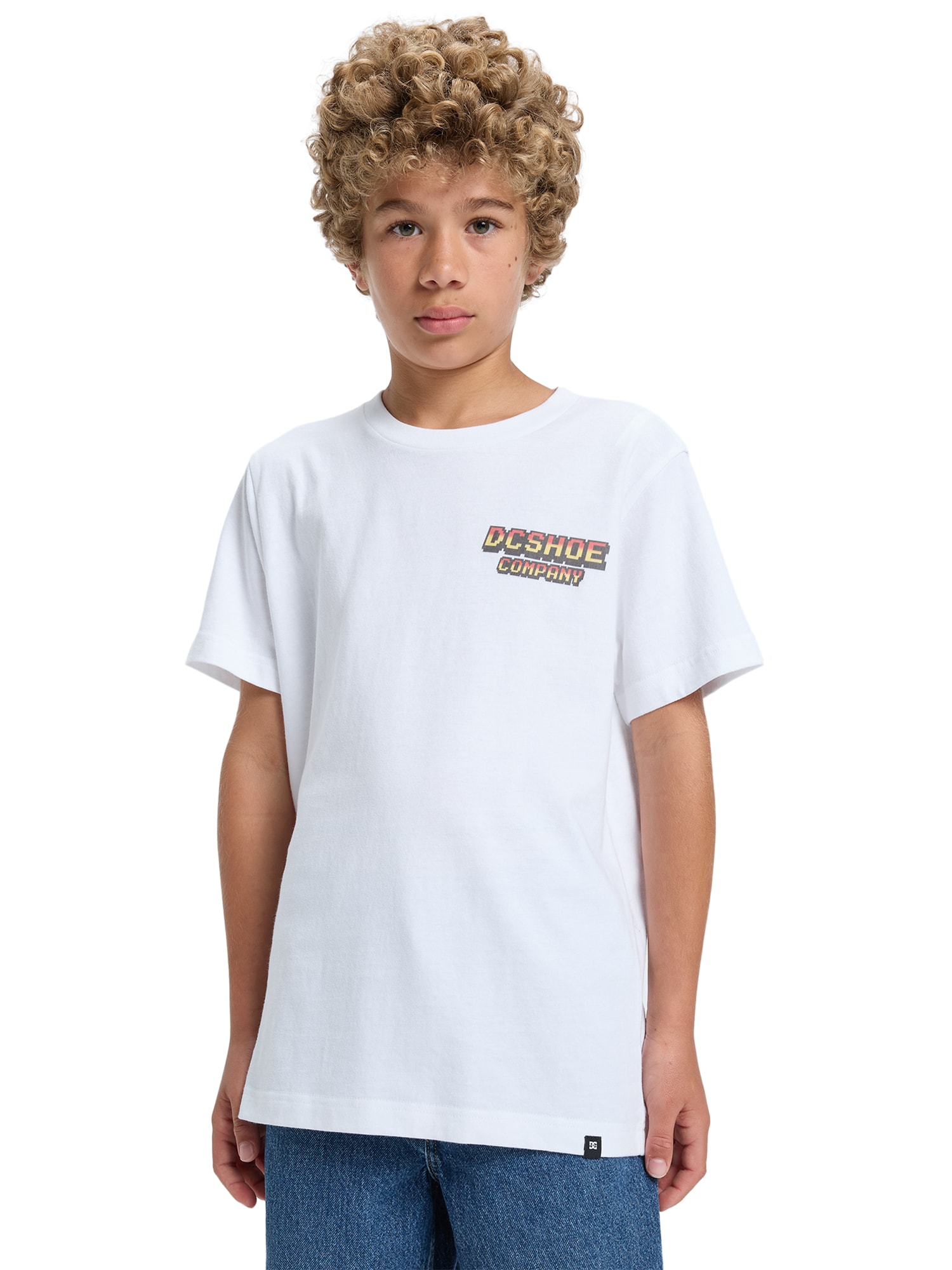 DC Shoes Funkcionális felső 'TWO BIT'  sárga / világoszöld / gránátalma / fehér termék 2. képe