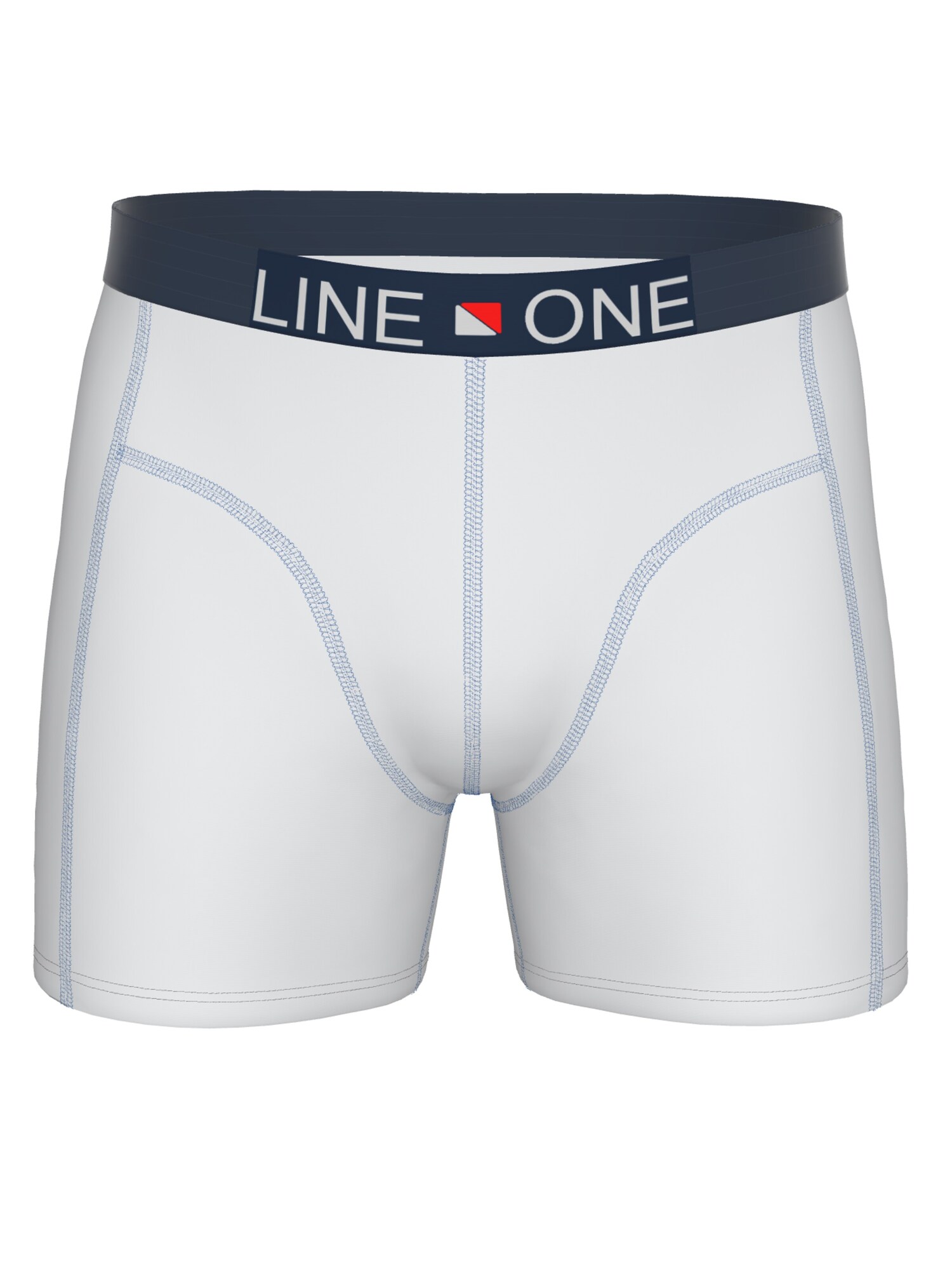 Line One Bokserice 'Herren Boxershorts aus Baumwolle' bijela