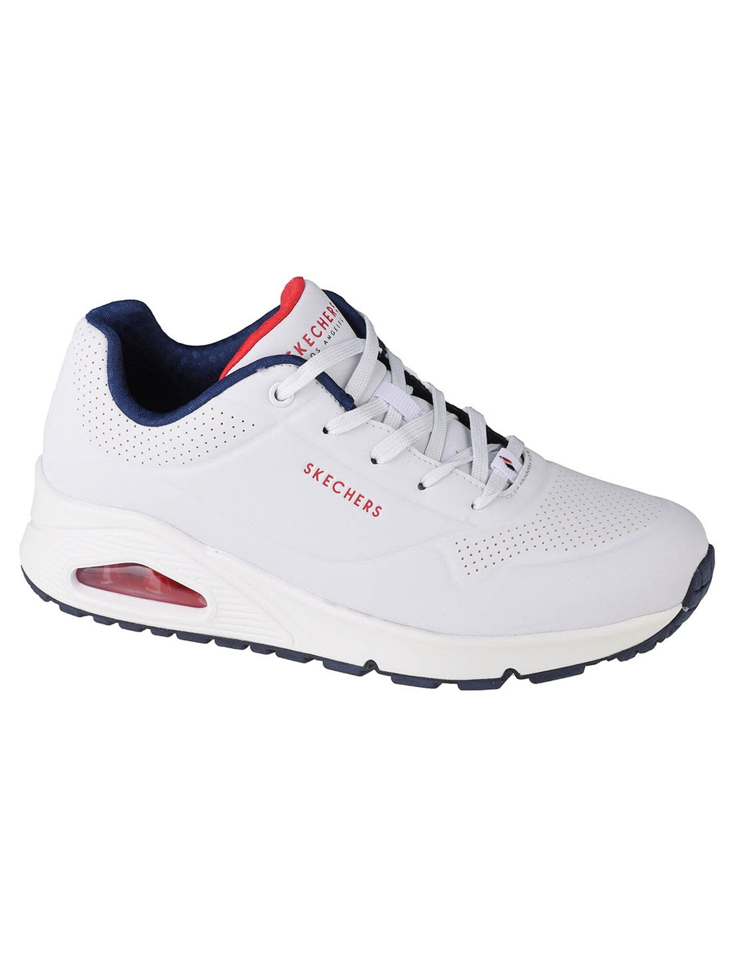 SKECHERS Šnurovacie topánky 'Uno-Stand on Air'  biela