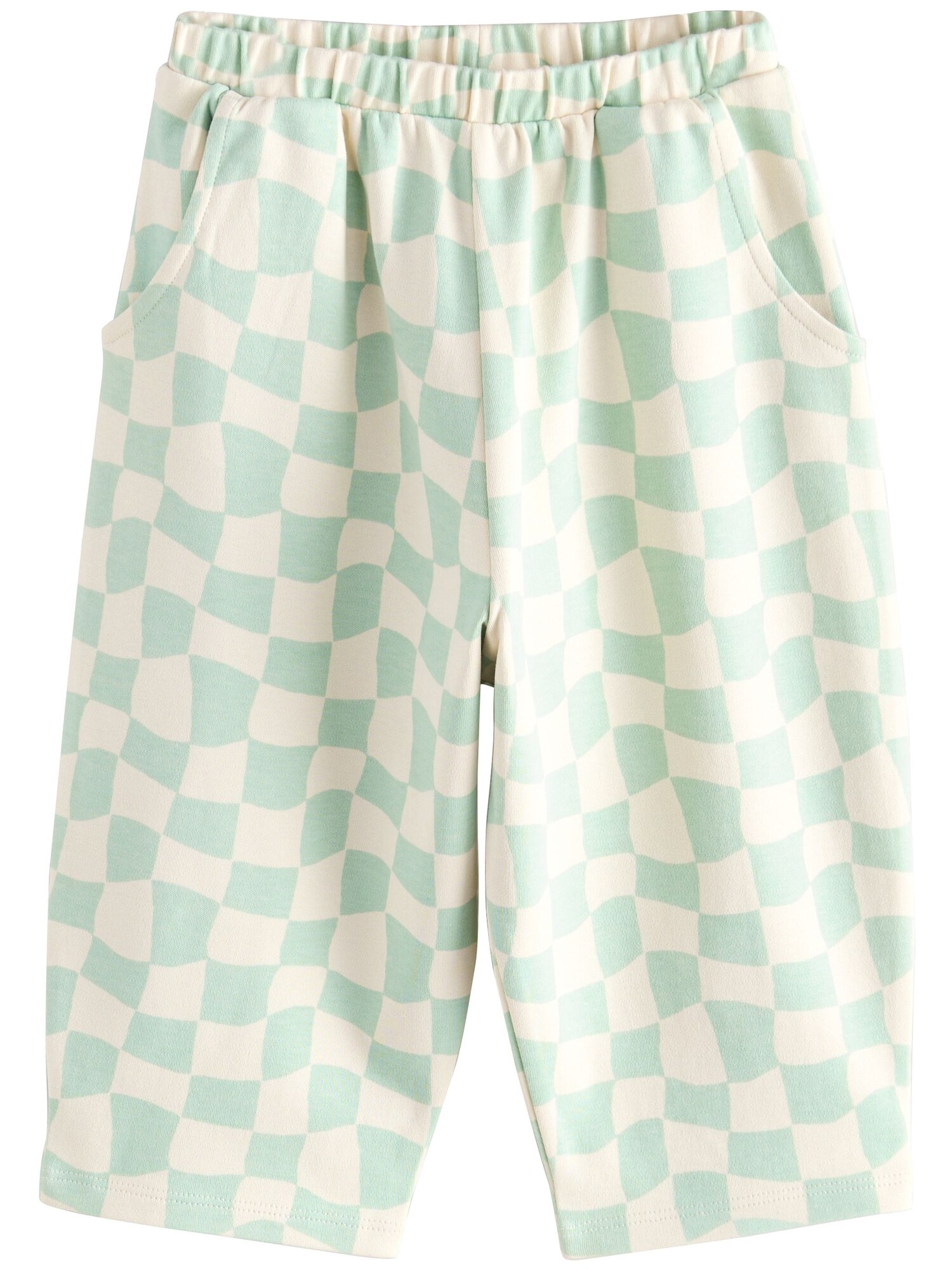 Next Pantaloni  crem / verde mentă