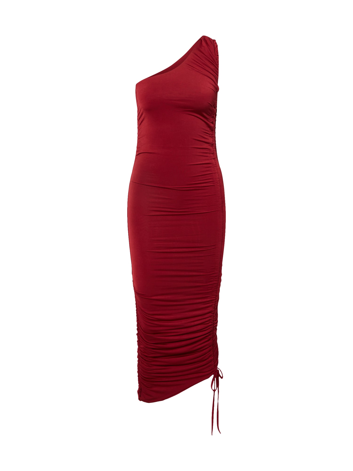 WAL G. Kokteilinė suknelė 'CALI' vyno raudona spalva