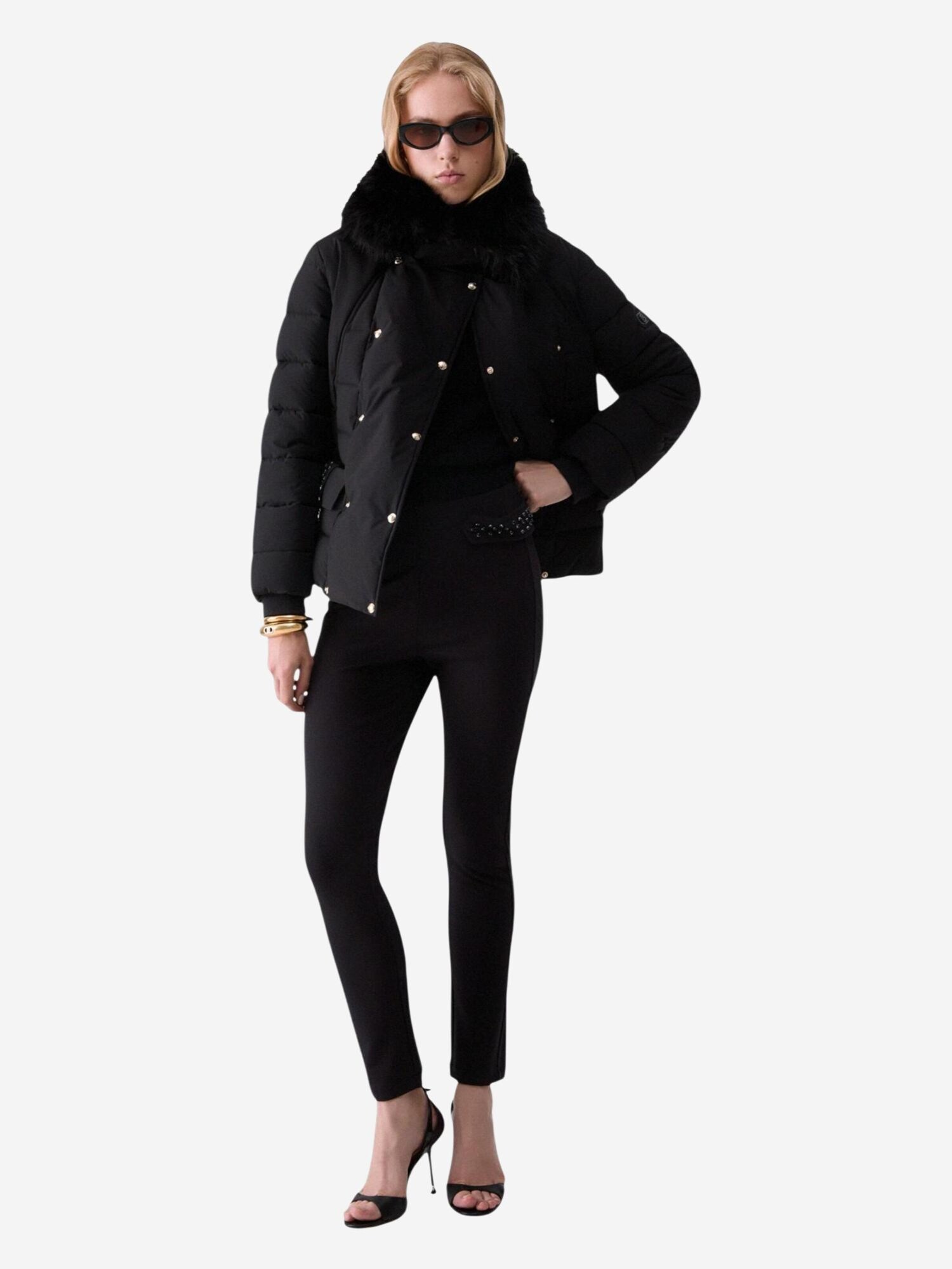 Liu Jo Chaqueta de invierno negro – imagen 4