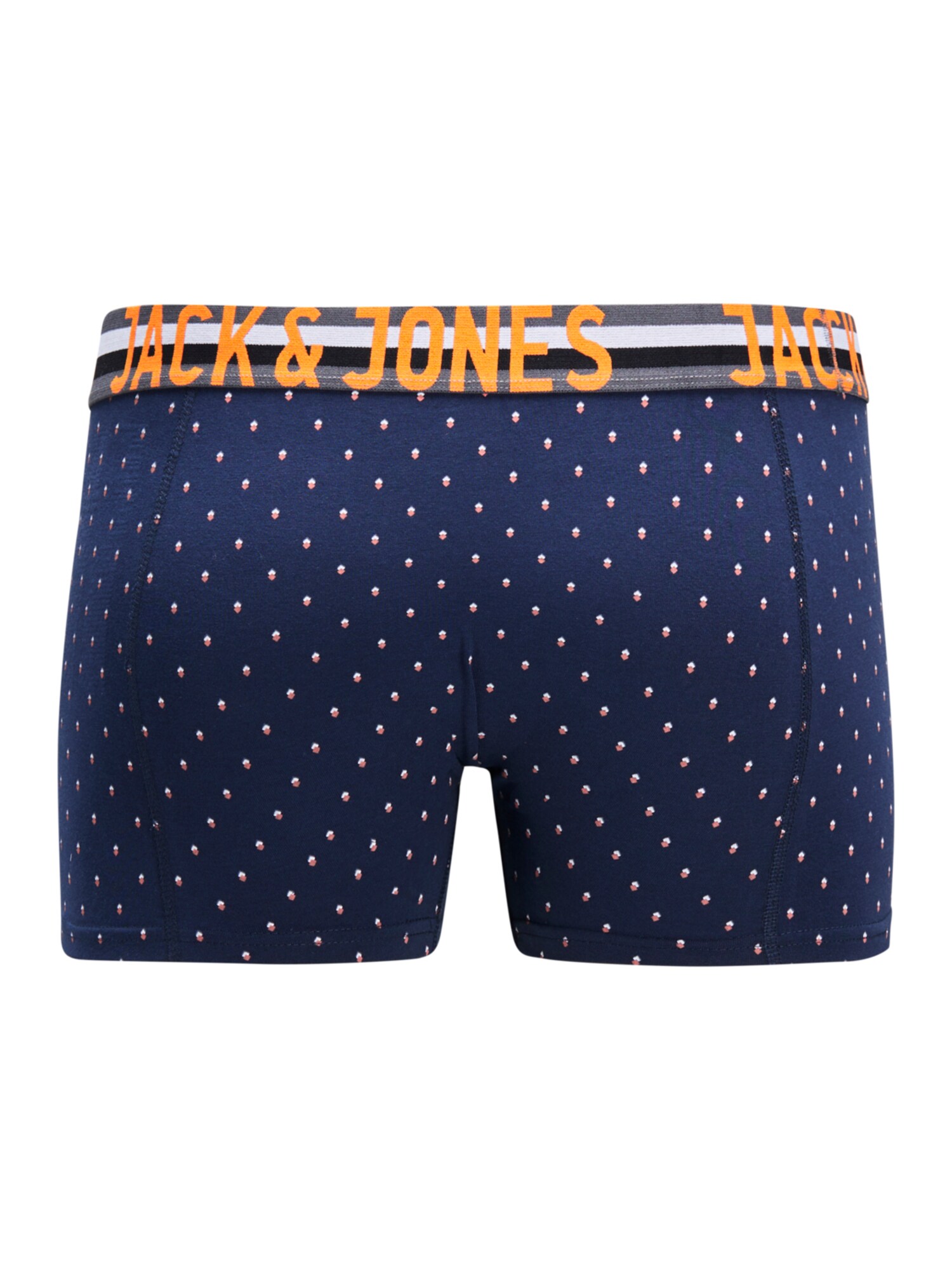 JACK & JONES Boxeralsók 'Henrik'  kék / narancs / fekete / fehér termék 2. képe