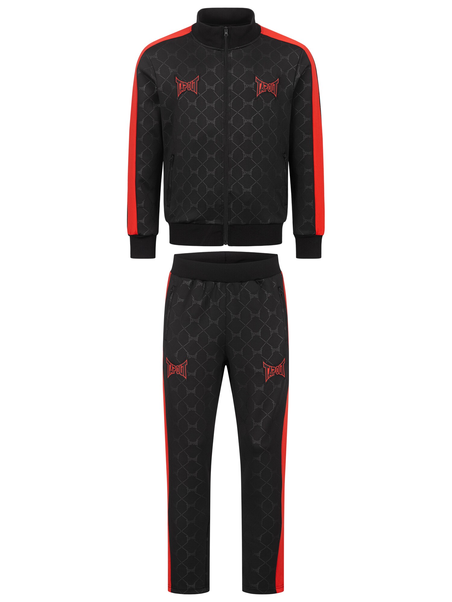 Tapout Jogging ruhák ' PUNKASS TRACK '  piros / fekete akciós termékkép 1