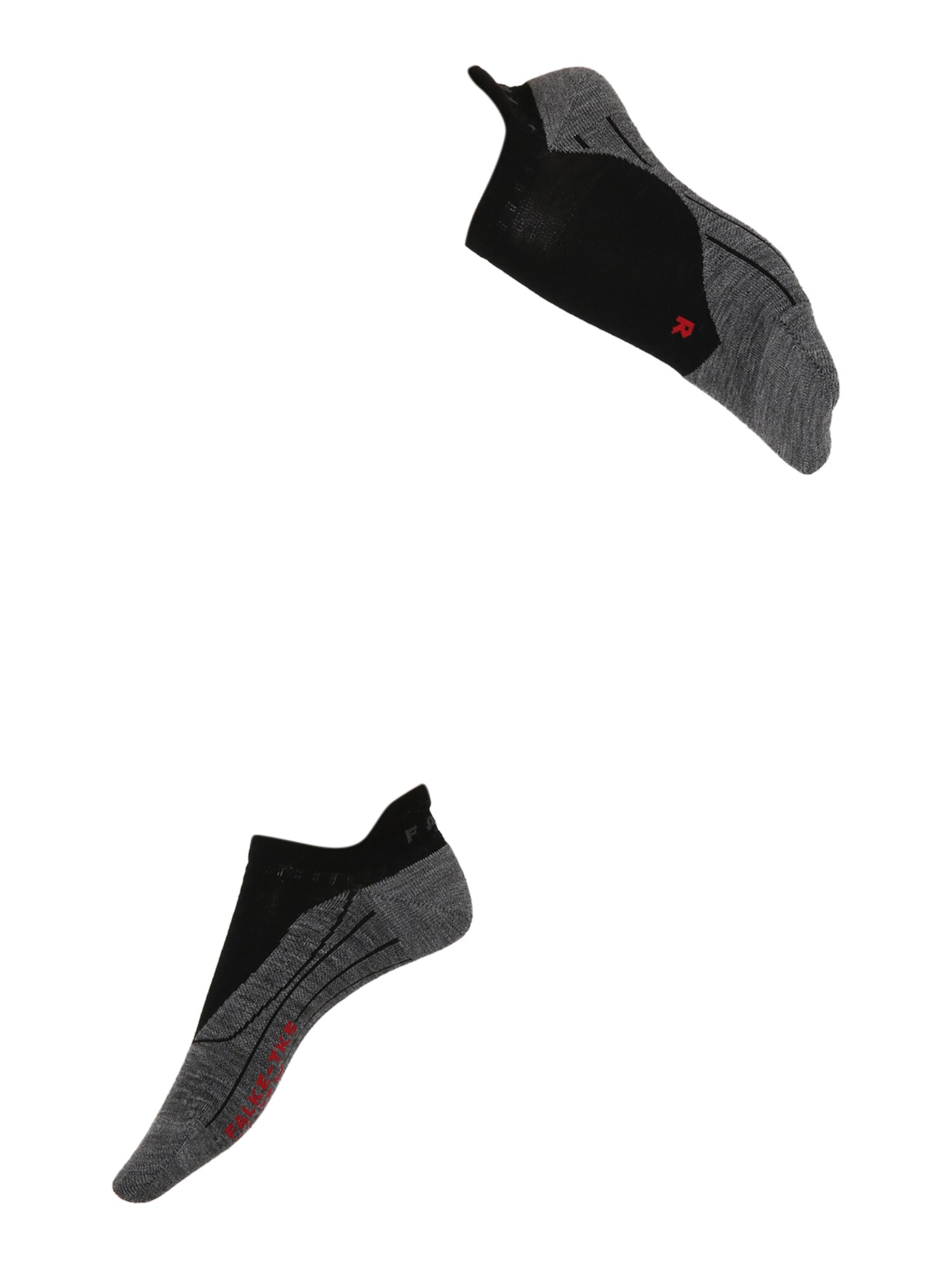 Falke Sportsokken Donkergrijs / Rood / Zwart