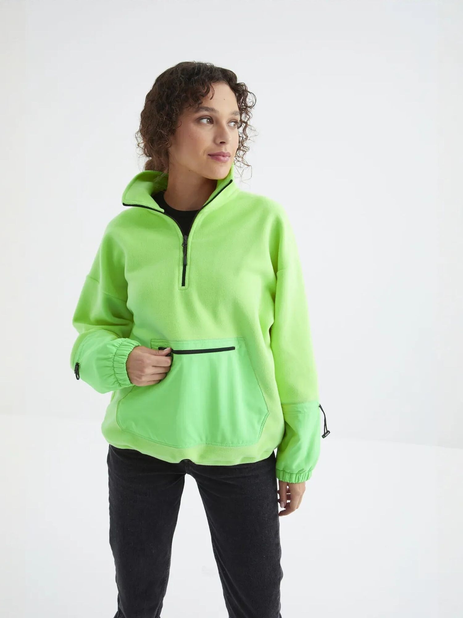 Tommy Life Sweater majica zelena / limeta