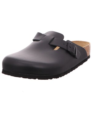 BIRKENSTOCK Zapatos abiertos 'Pantolette Herren 60191 Echtleder in schwarz'  negro
