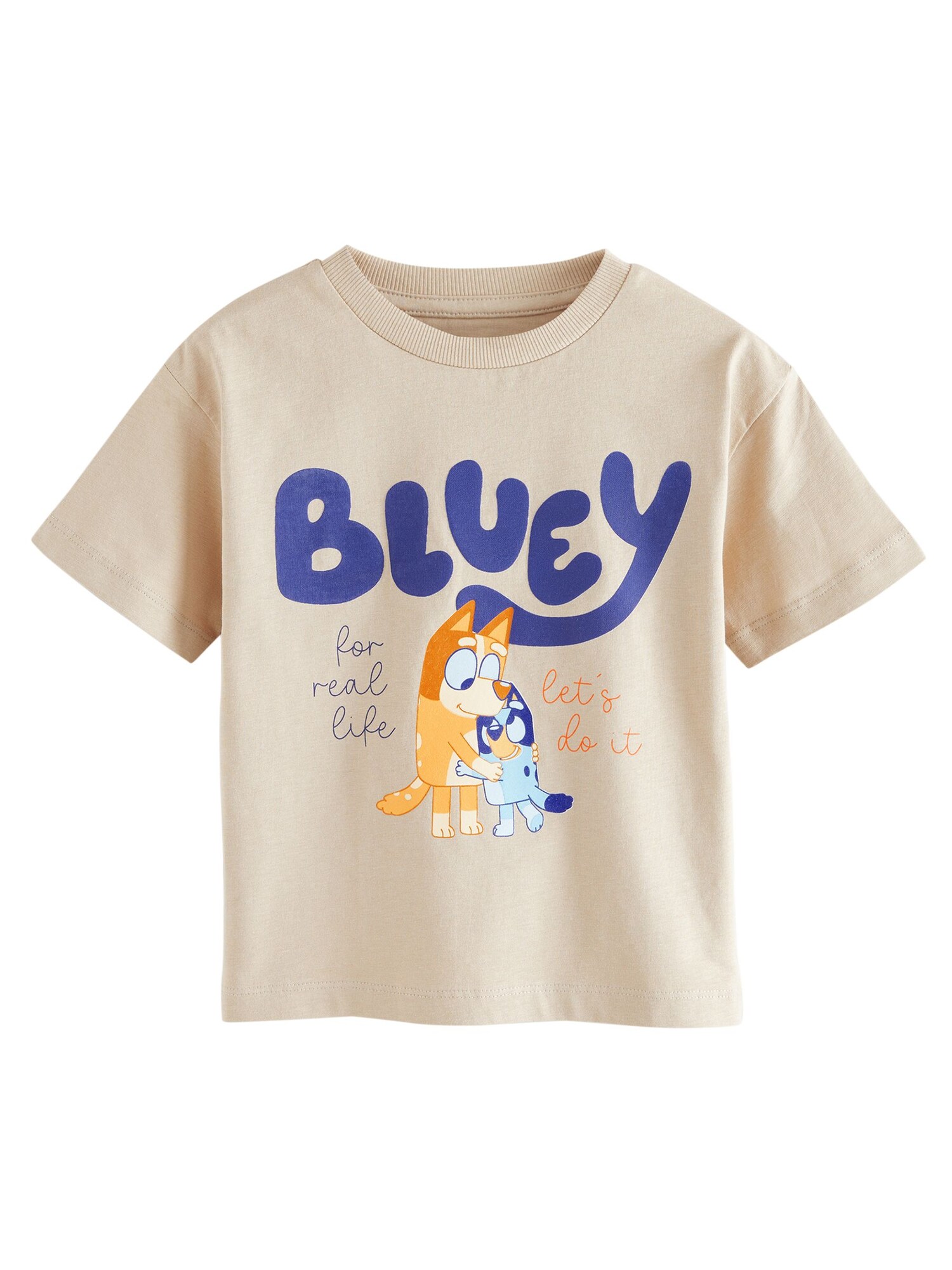 Next Póló 'Bluey'  bézs / kék / világoskék / világos narancs akciós termékkép 1