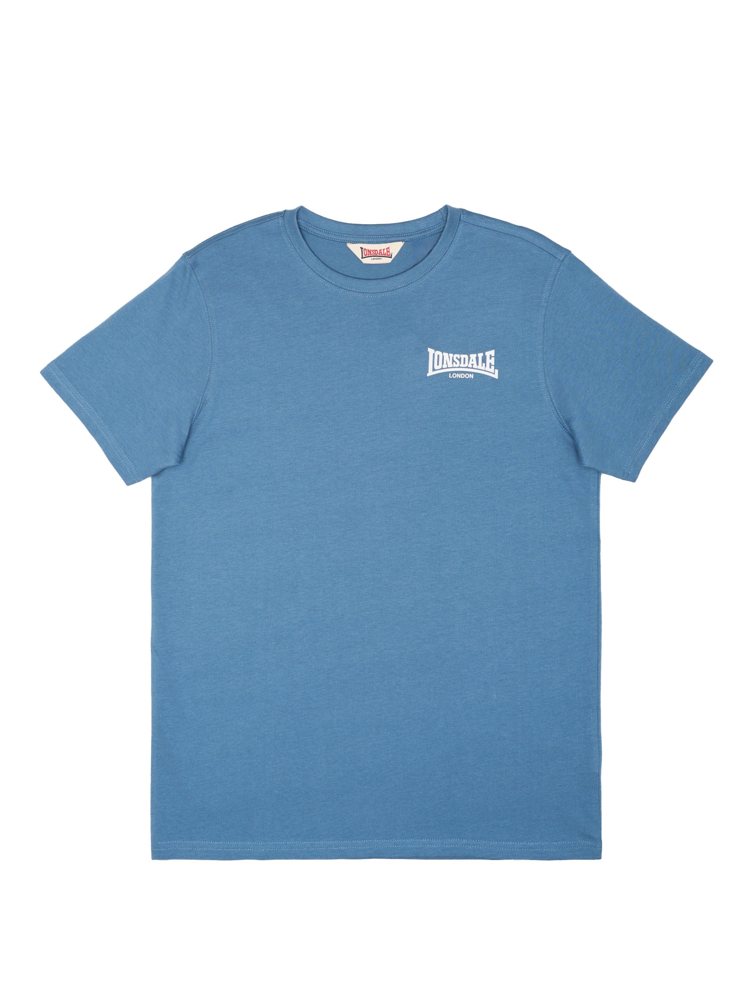 LONSDALE Tricou ELMDON albastru / alb