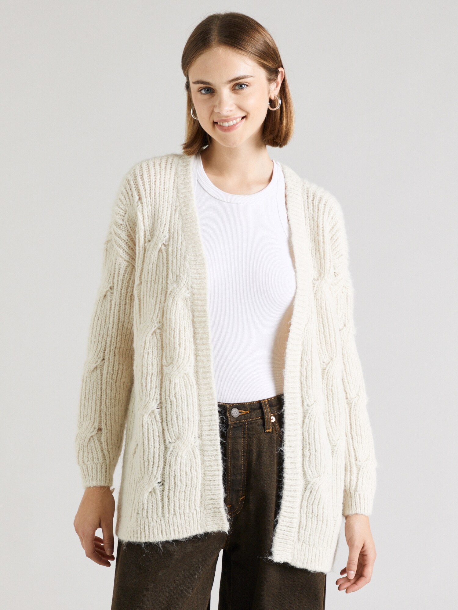 ONLY Oversize dzseki 'ONLLELA LIFE'  fehér termék 2. képe
