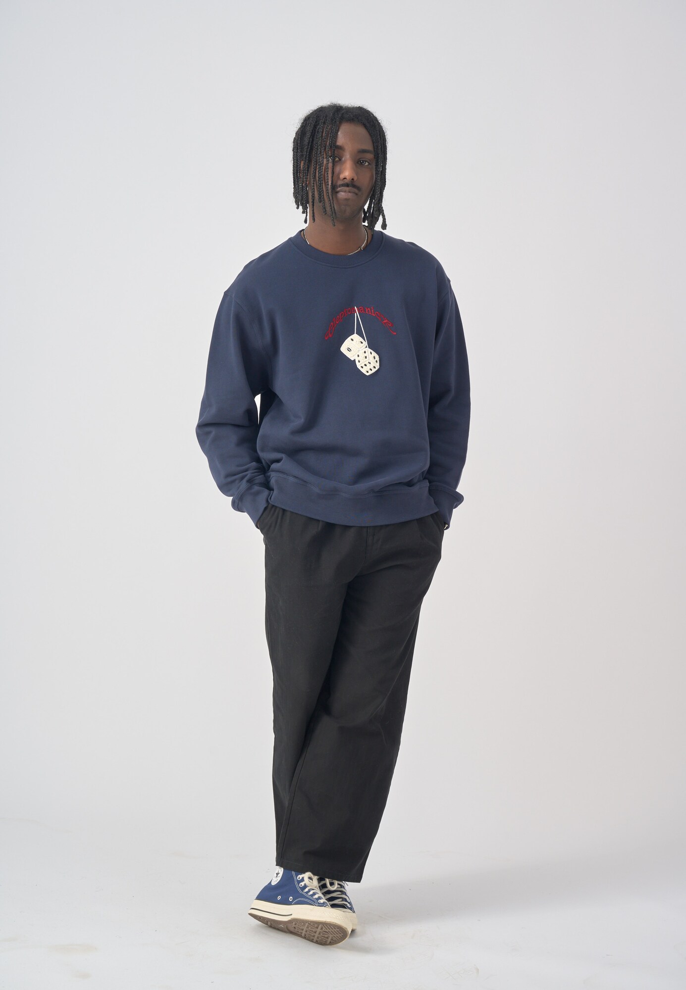 Thumbnail - Cleptomanicx Sweatshirt Boxy Crewneck Racing