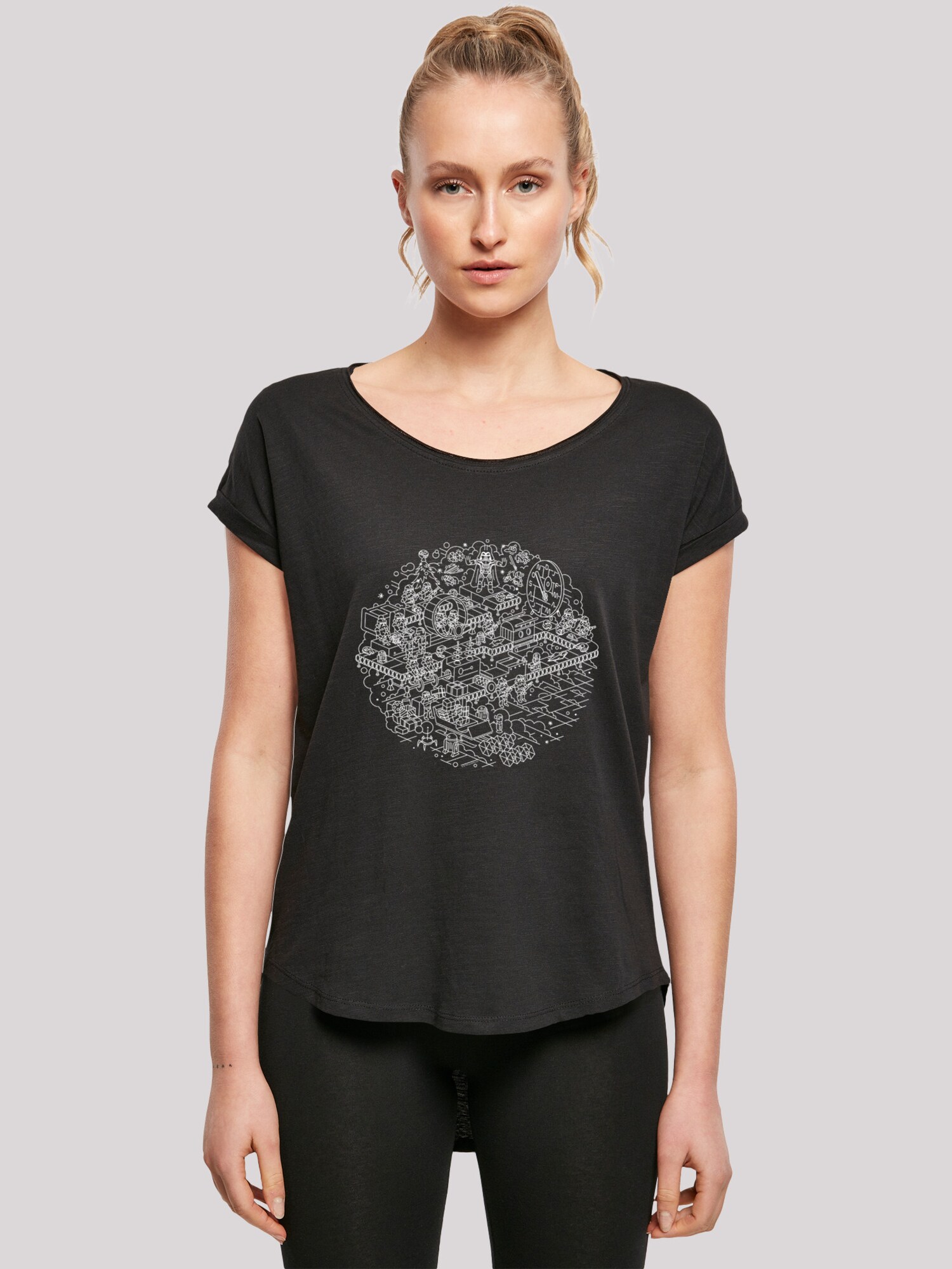 Thumbnail - F4NT4STIC T-Shirt Star Wars Christmas Death Star