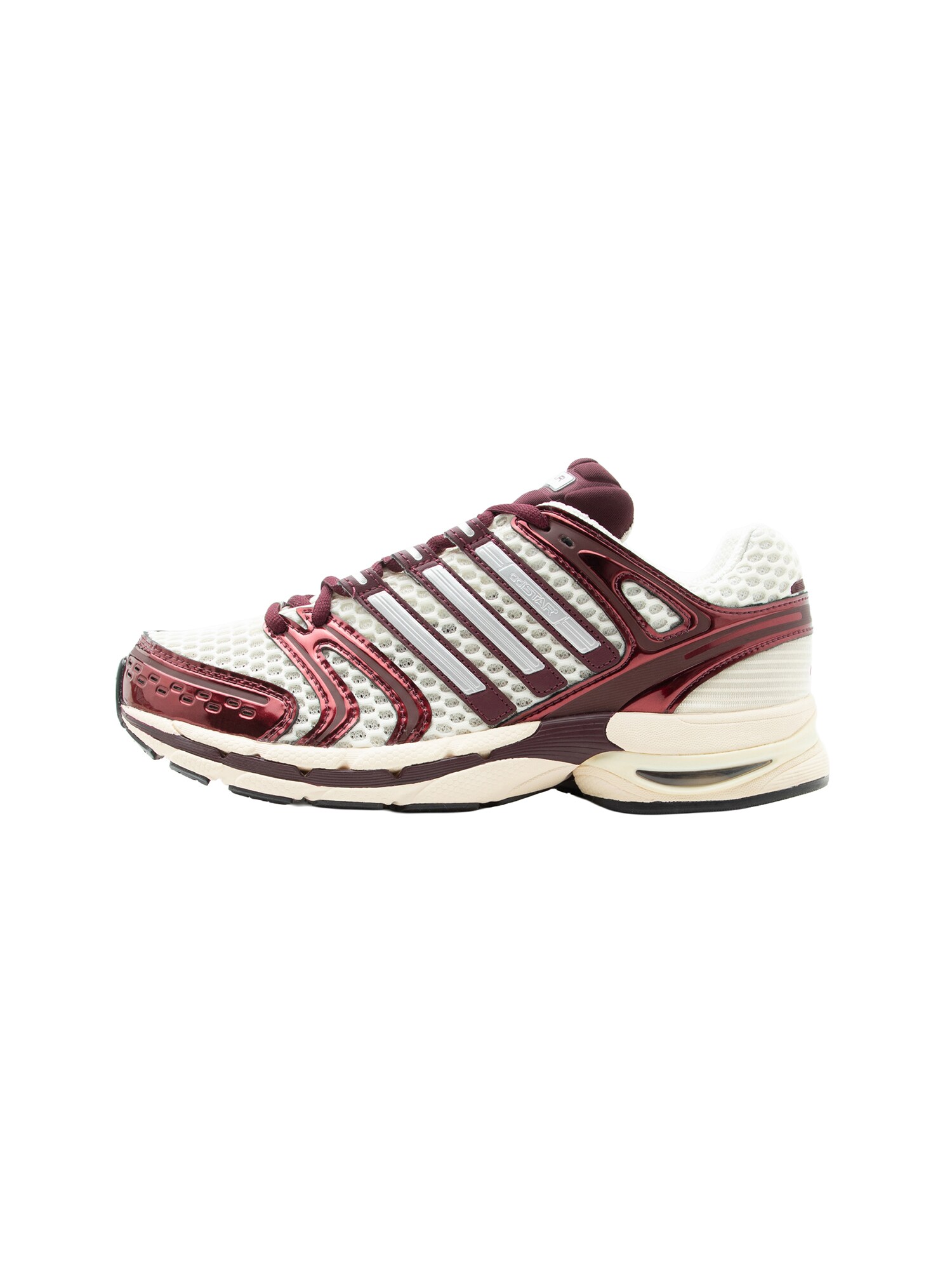ADIDAS ORIGINALS Sneaker low Adistar Control 5 gri argintiu / roșu burgundy / alb