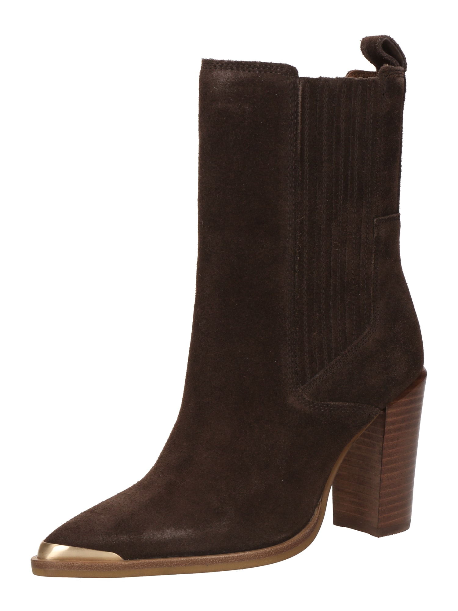 BRONX Botine New Americana  maro