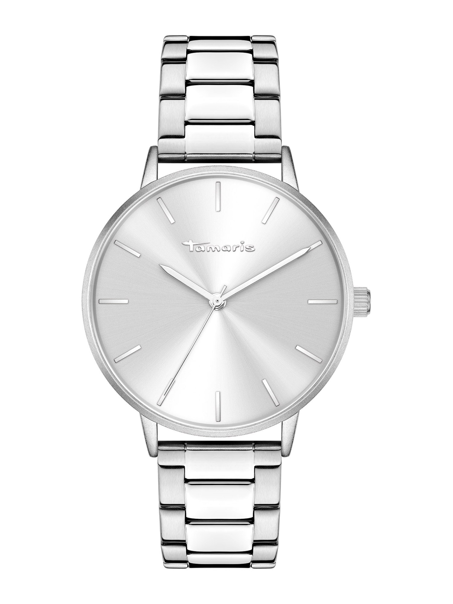 TAMARIS Analoginis (įprasto dizaino) laikrodis sidabrinė / balta