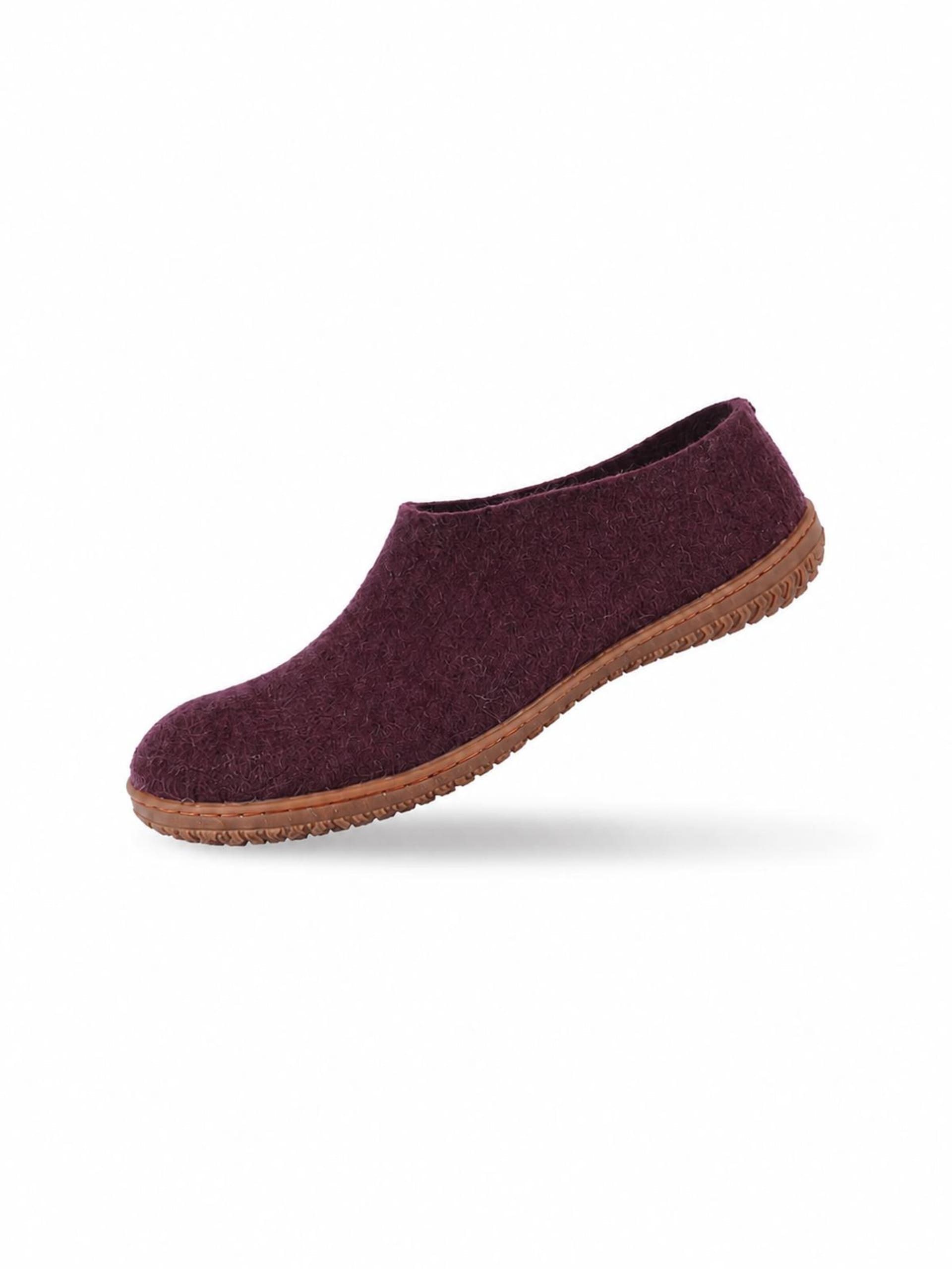 SHUS walk with nature Innesko 'Uld hjemmesko (100% ren uld) m/Gummisål Dansk Design fra SHUS' tofflor & clogs dam