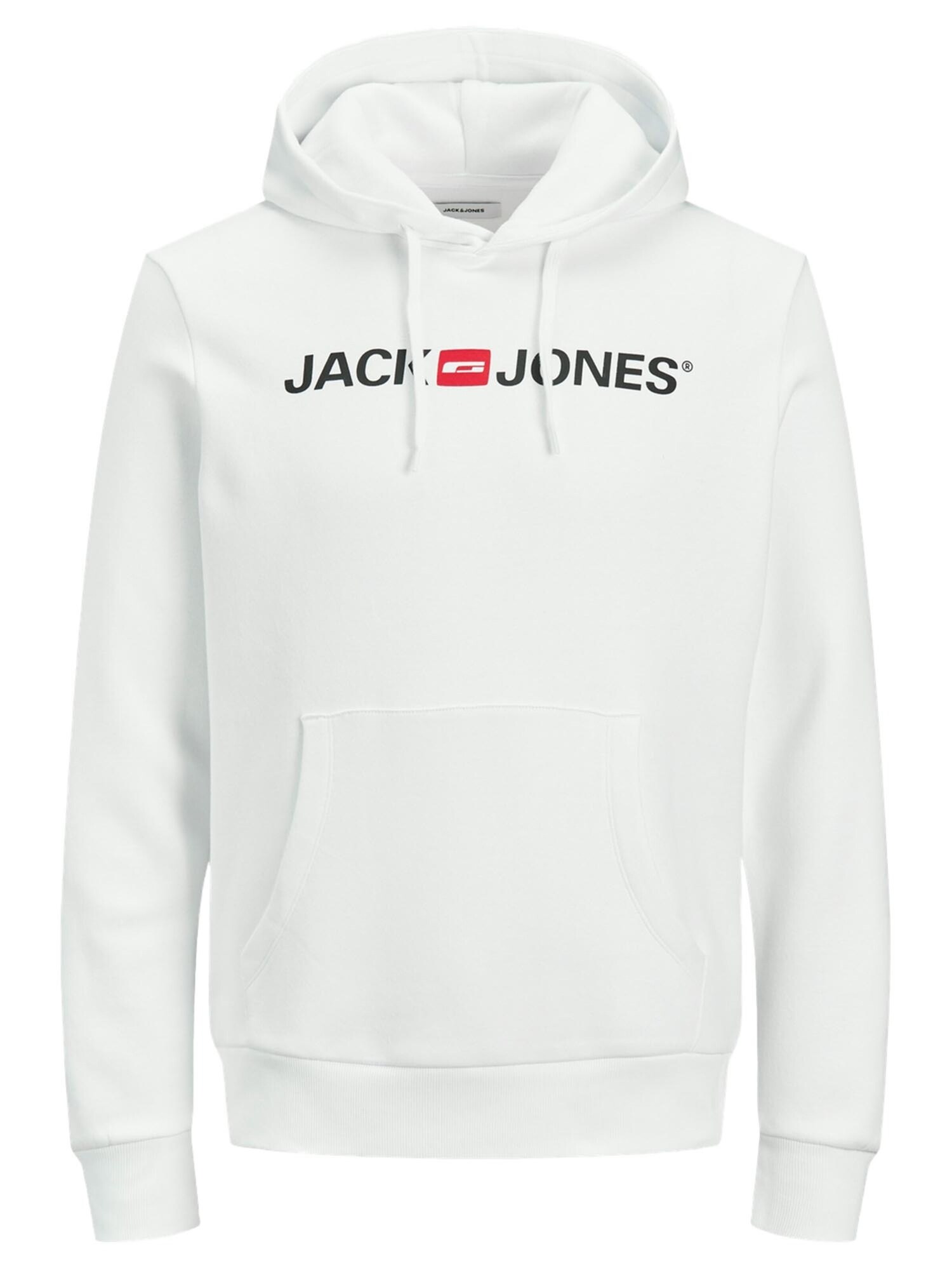 JACK & JONES Mikina 'Corp'  červená / čierna / biela