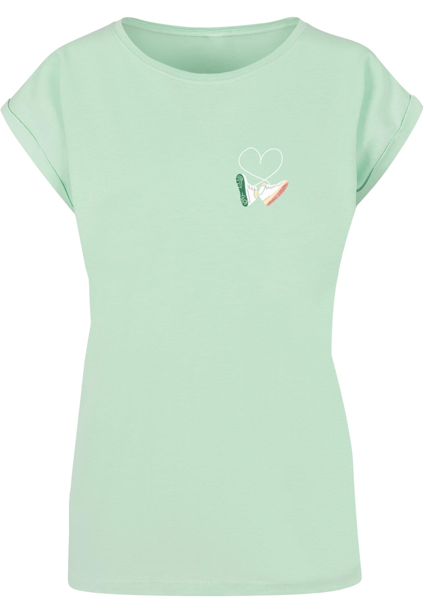 Mister Tee Tricou Kicks Love  verde / verde mentă / roșu deschis / alb