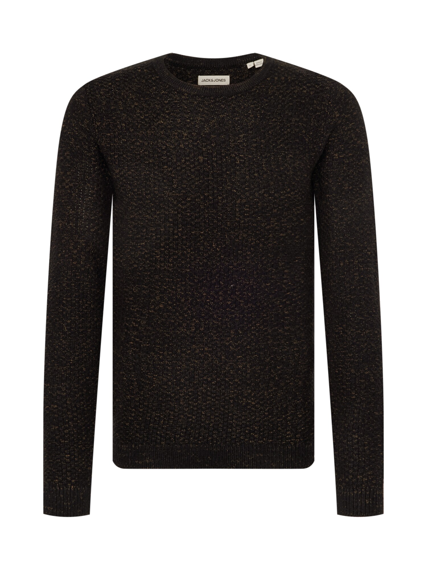 JACK & JONES Sveter 'DAMIAN' piesková / čierna