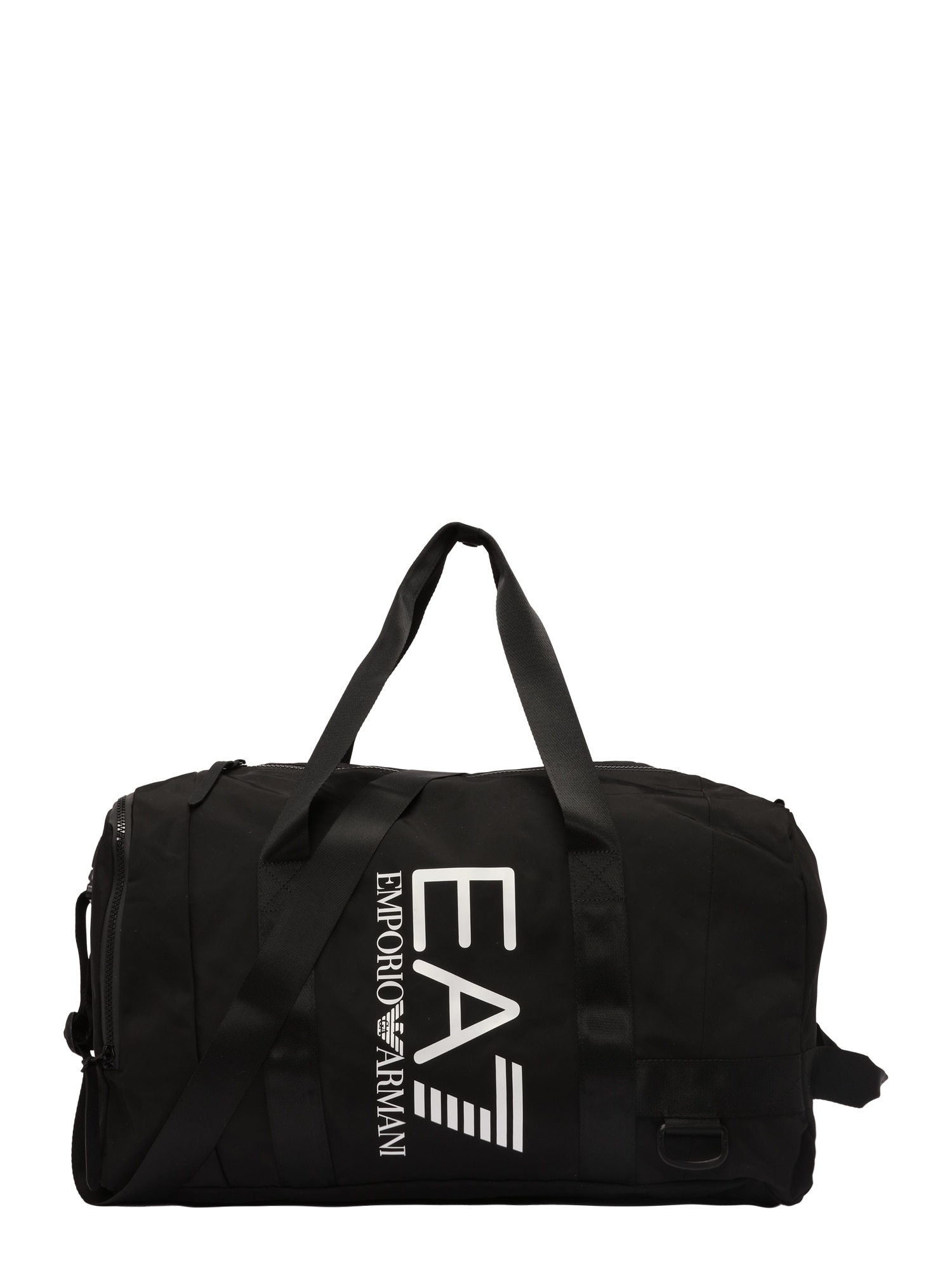 EA7 Emporio Armani Športna torba  črna / bela