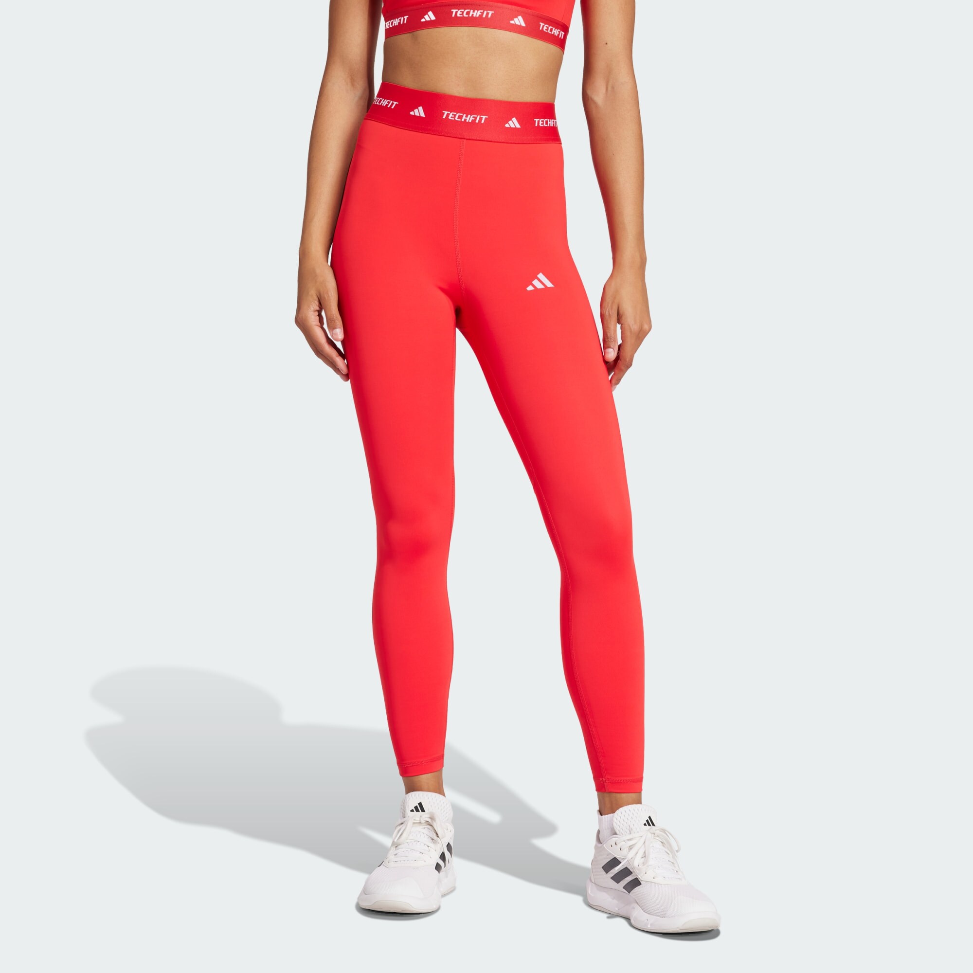 ADIDAS PERFORMANCE Sportnadrágok  rikító piros / fehér termék 2. képe