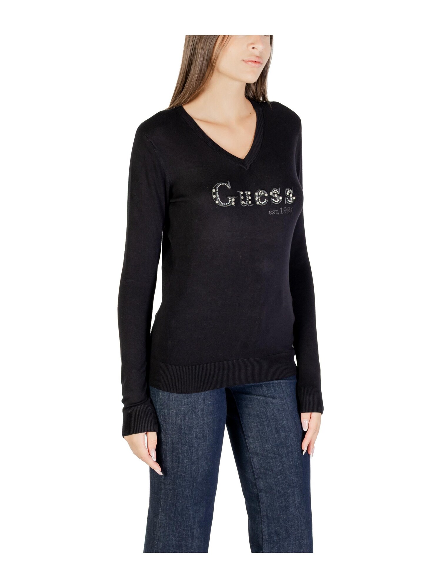 GUESS Jersey  negro – imagen 3