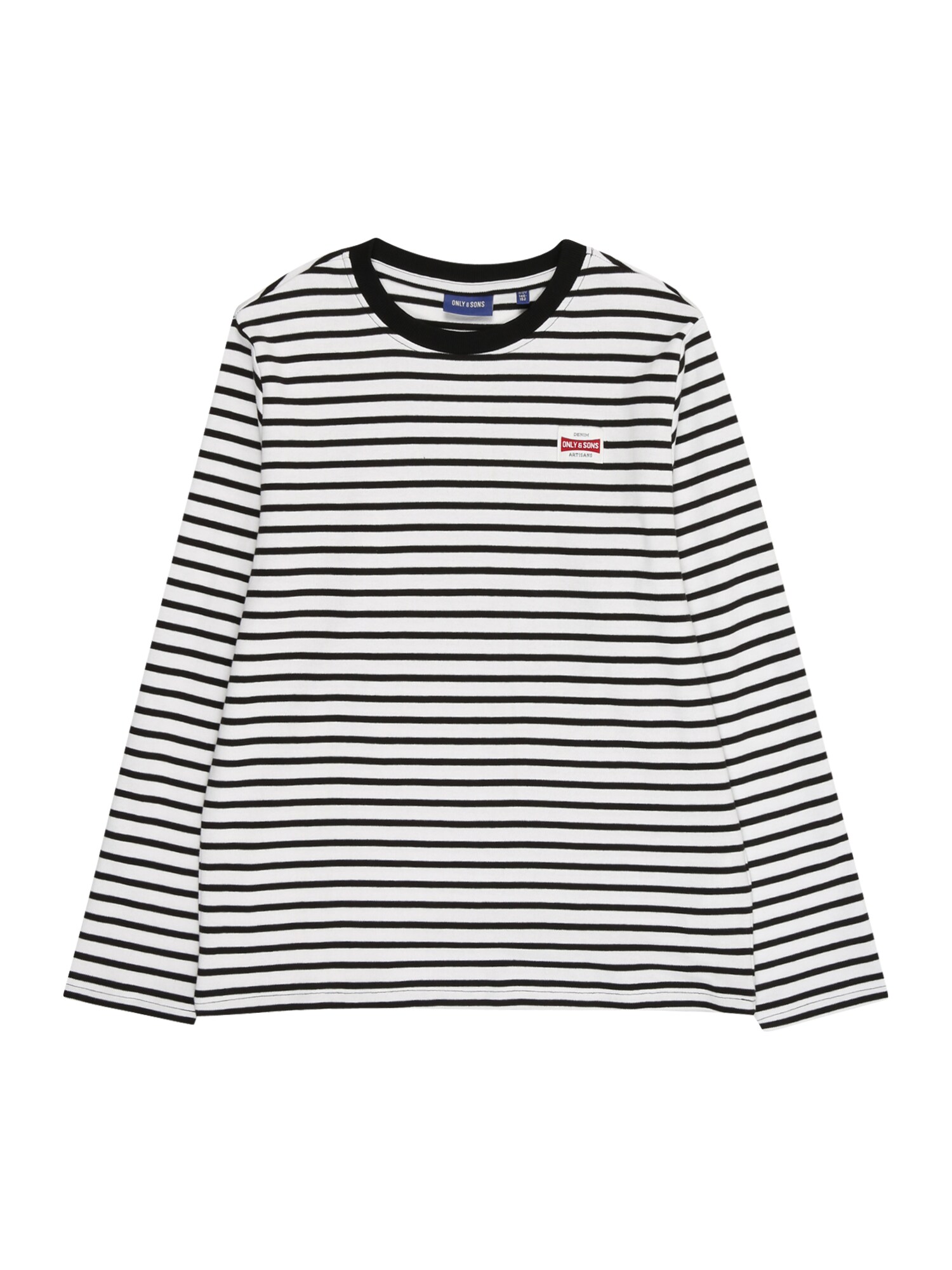 Only & Sons Junior Tričko 'OSJDAWSON'  čierna / biela