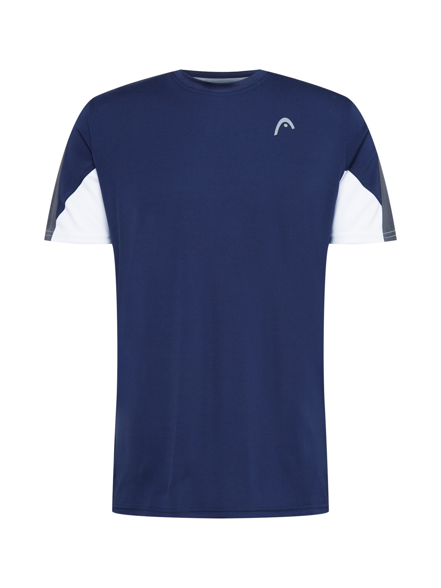 HEAD Sporta krekls 'CLUB 22 Tech' tumši zils / tumši pelēks / balts