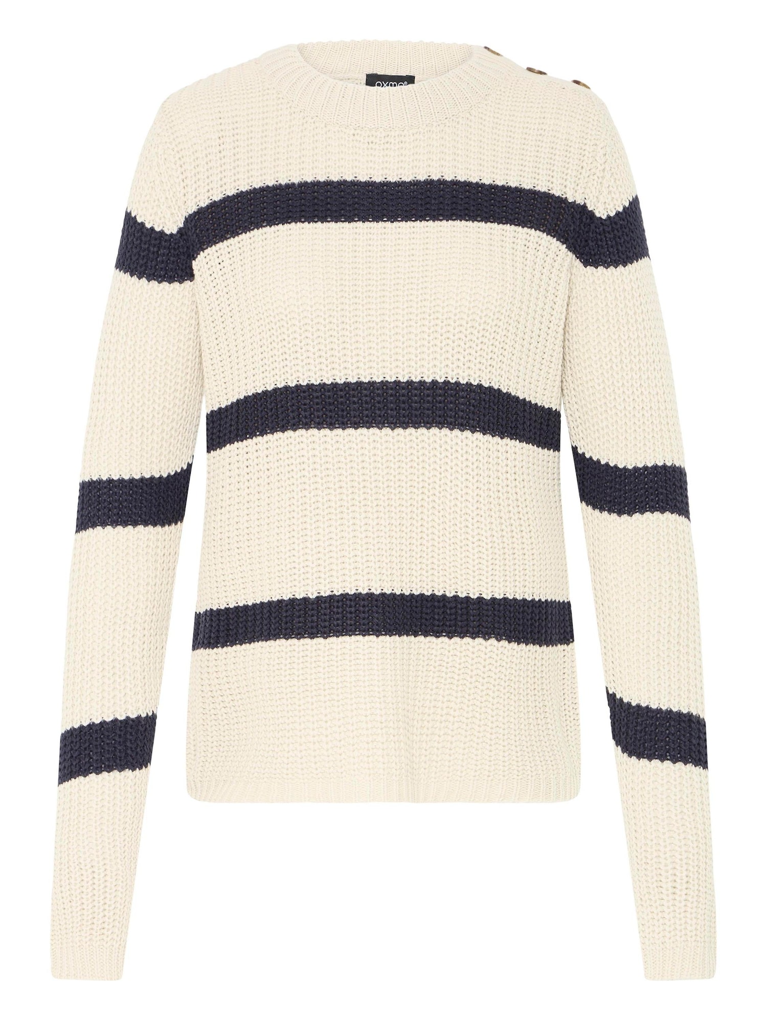 Oxmo Jersey 'KANNA'  azul oscuro / blanco perla
